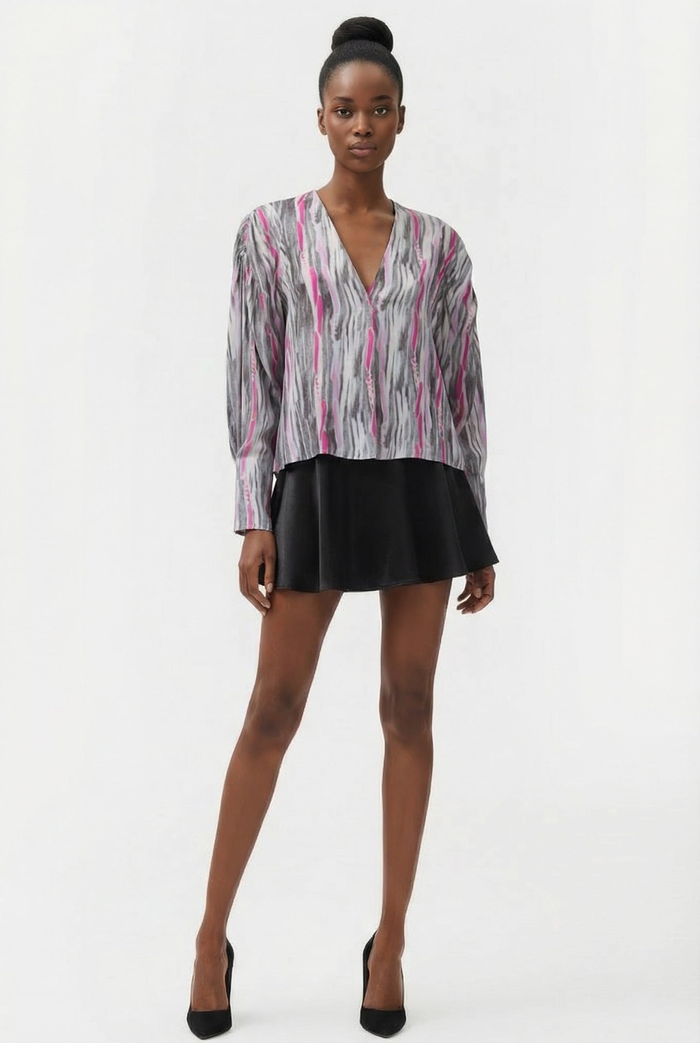 ISADO TOP GREY/PINK 1