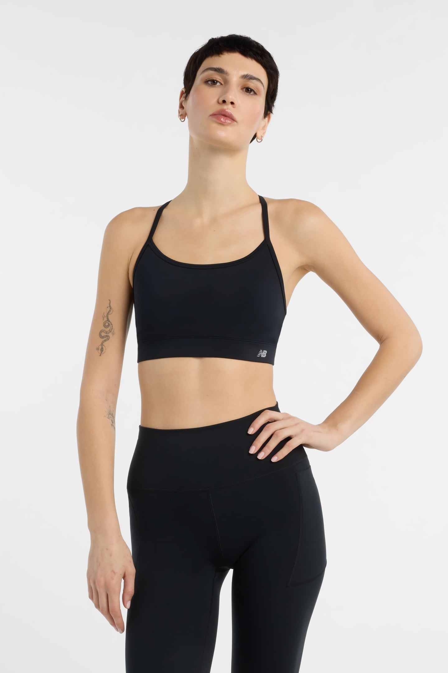 ESSENTIAL YOGA BRA BLACK (BK) 3