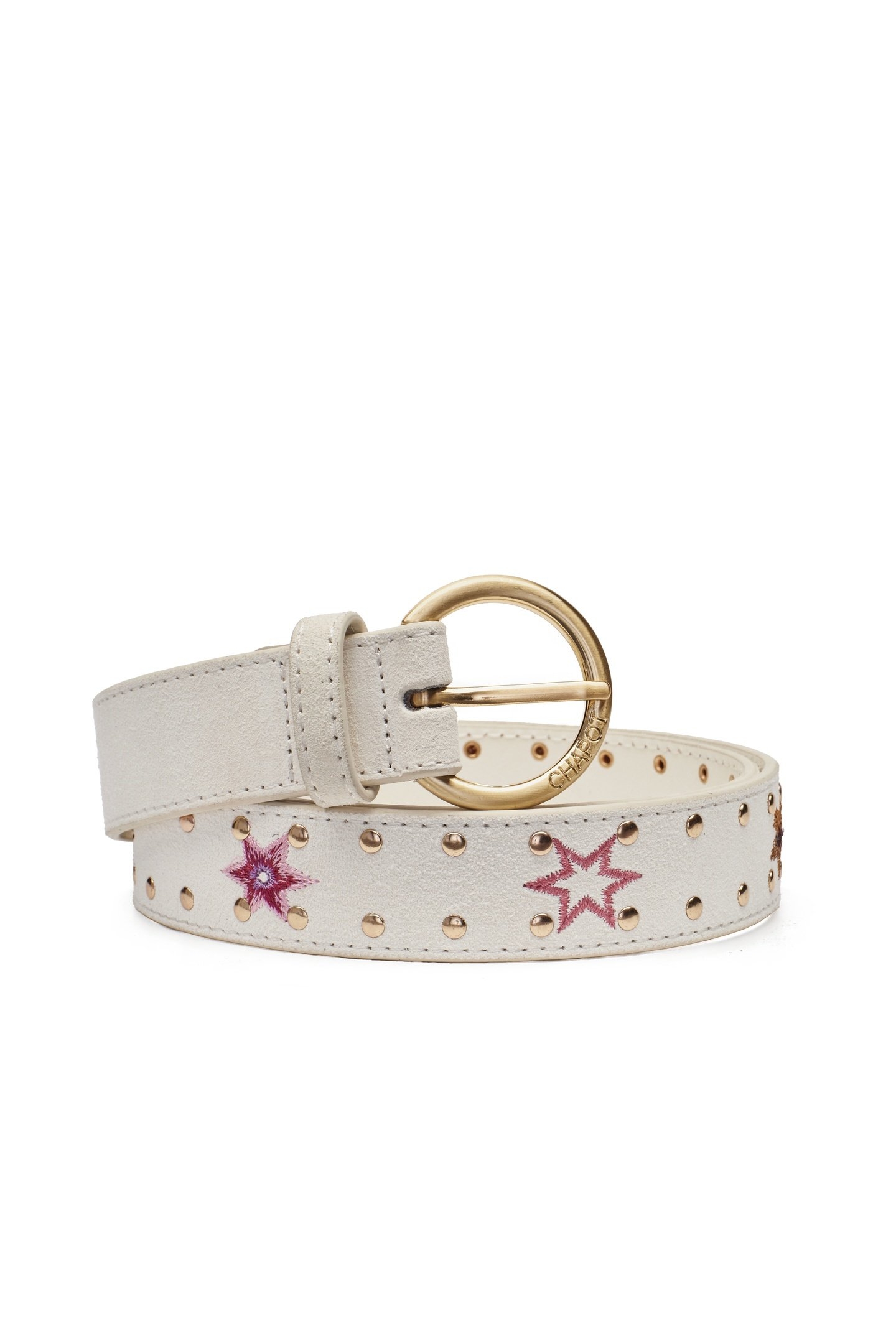 STAR STUDDED BELT COSY WHITE 2