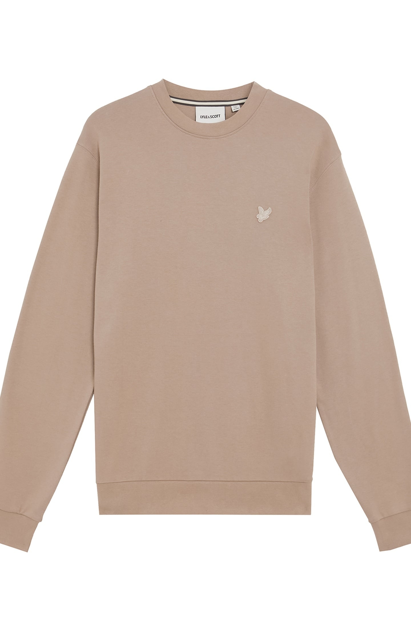 INTERLOCK CREW NECK SWEATSHIRT COBBLESTONE 3