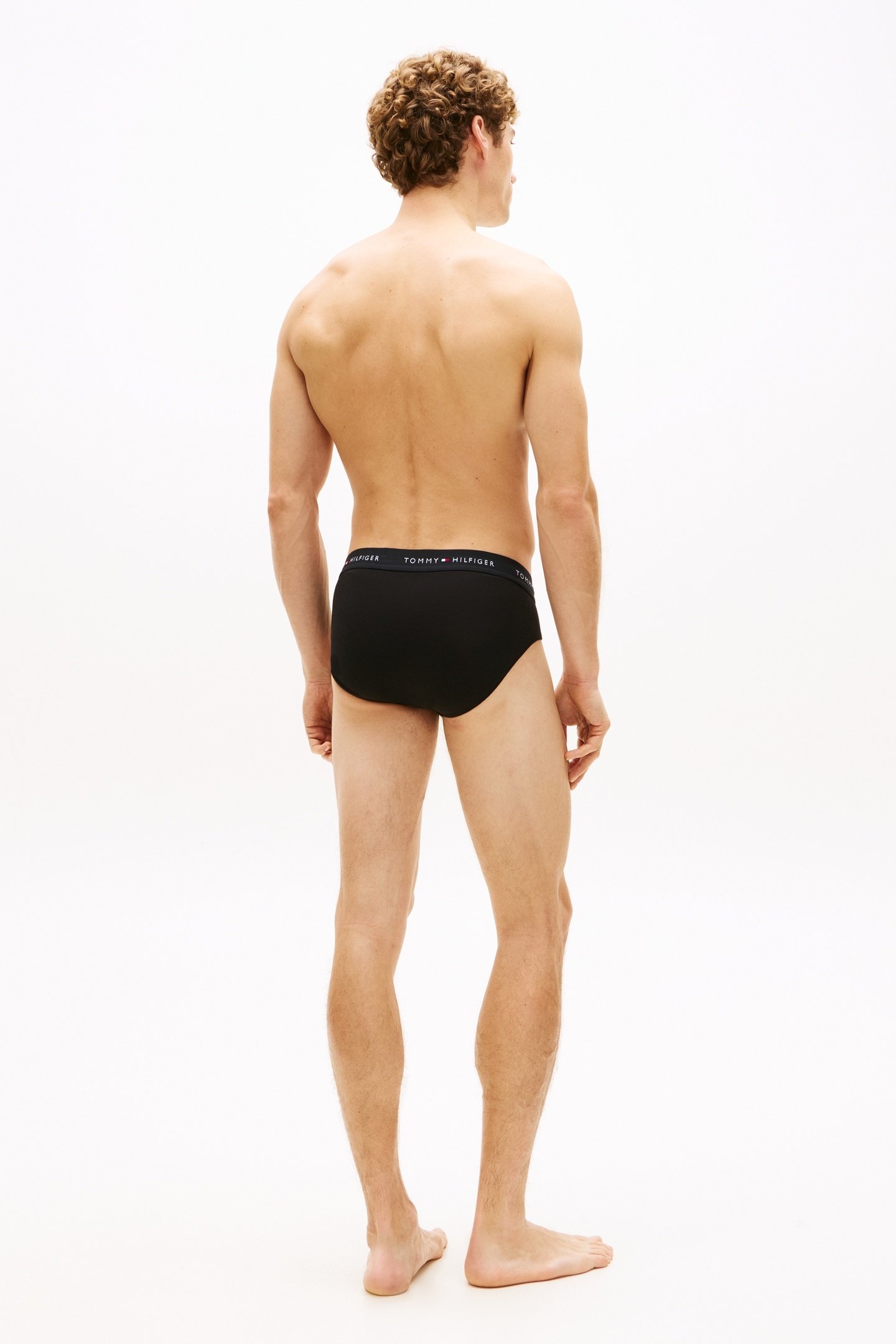 3-PACK SIGNATURE LOGO WAISTBAND BRIEFS BLACK 4