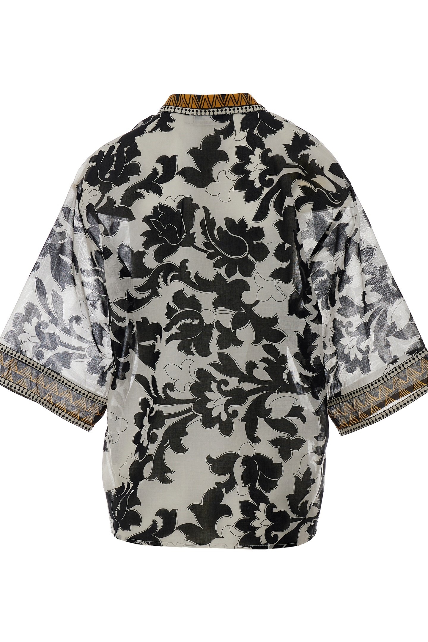 ETHNIC BLOUSE PRINT BLACK OFFWHITE 2