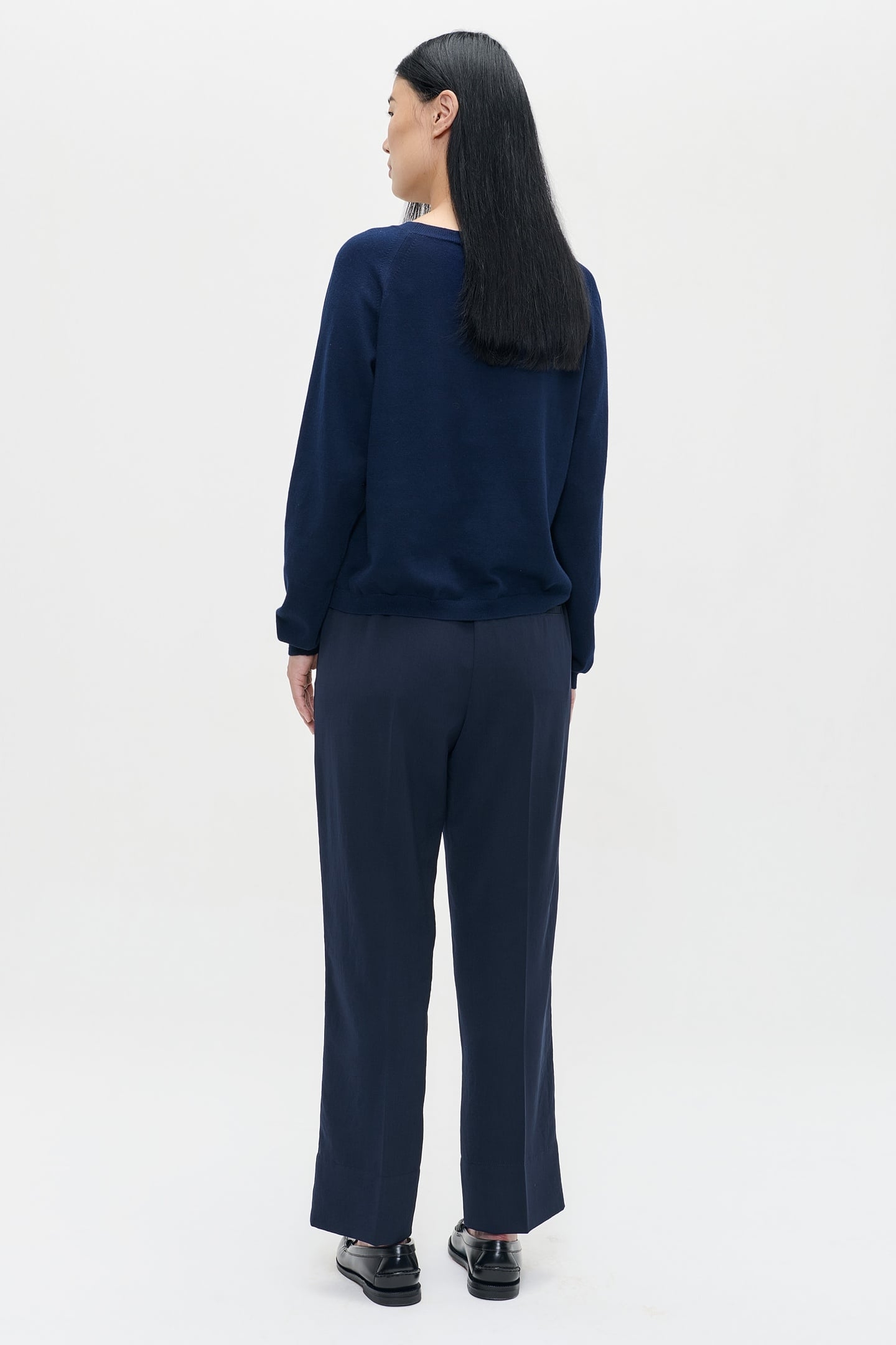CASHMERE BOATNECK TOP DEEP BLUE 3