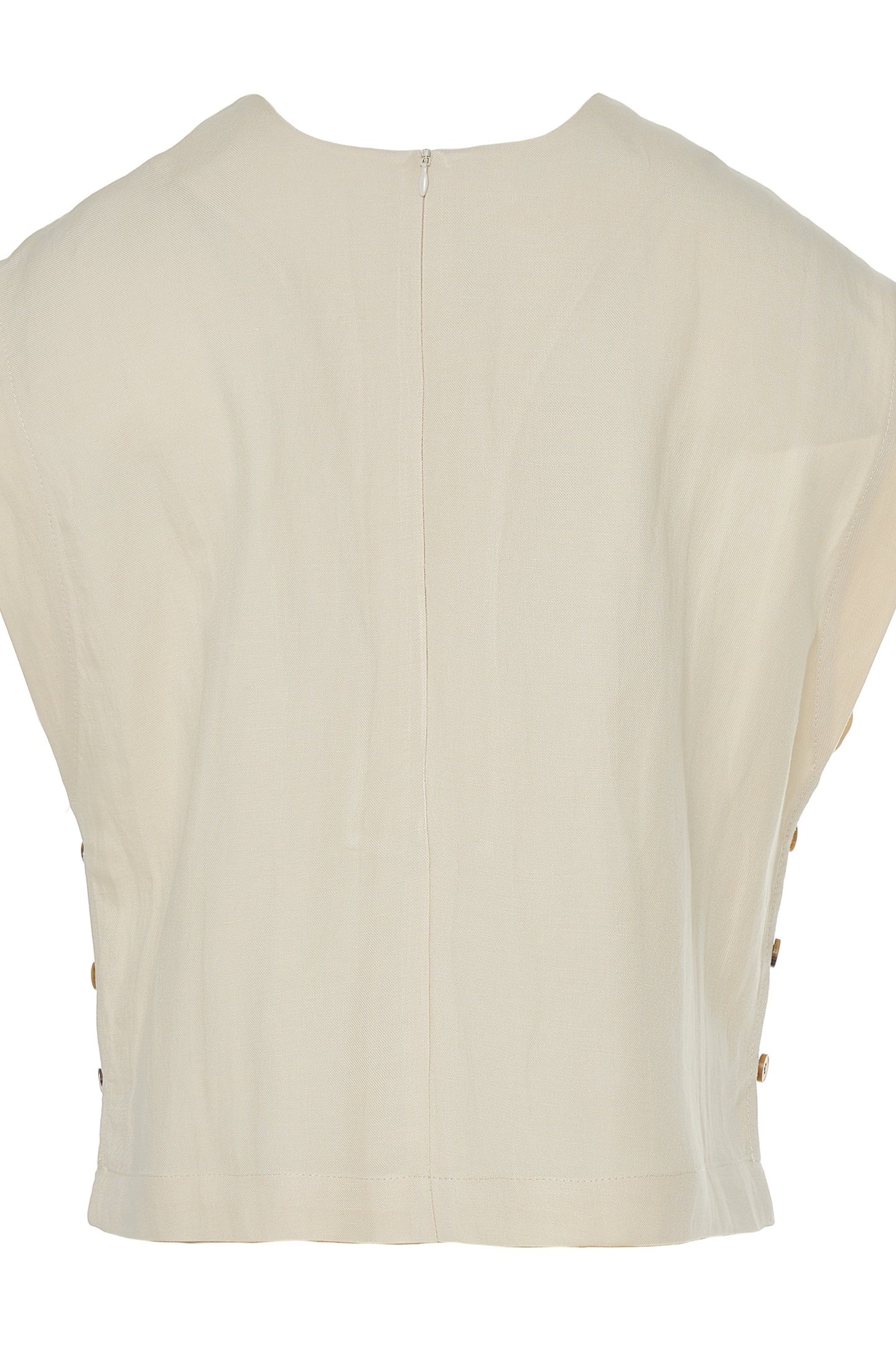 AGAPI BLOUSE LINO ECRU 3