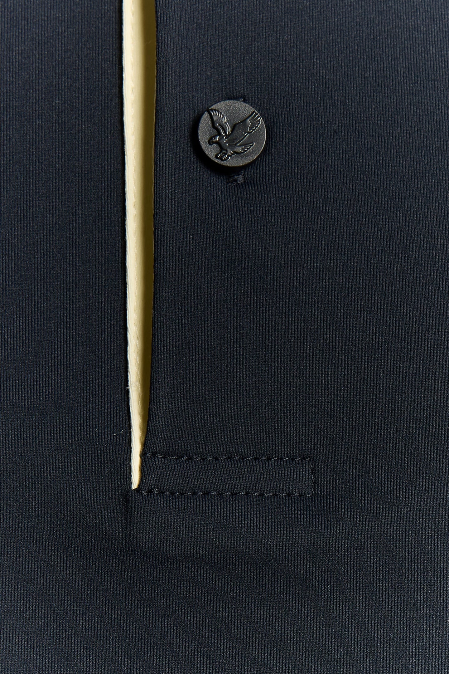 GOLF SHANK BUTTON POLO SHIRT DARK NAVY/SUNRISE YELLOW 6