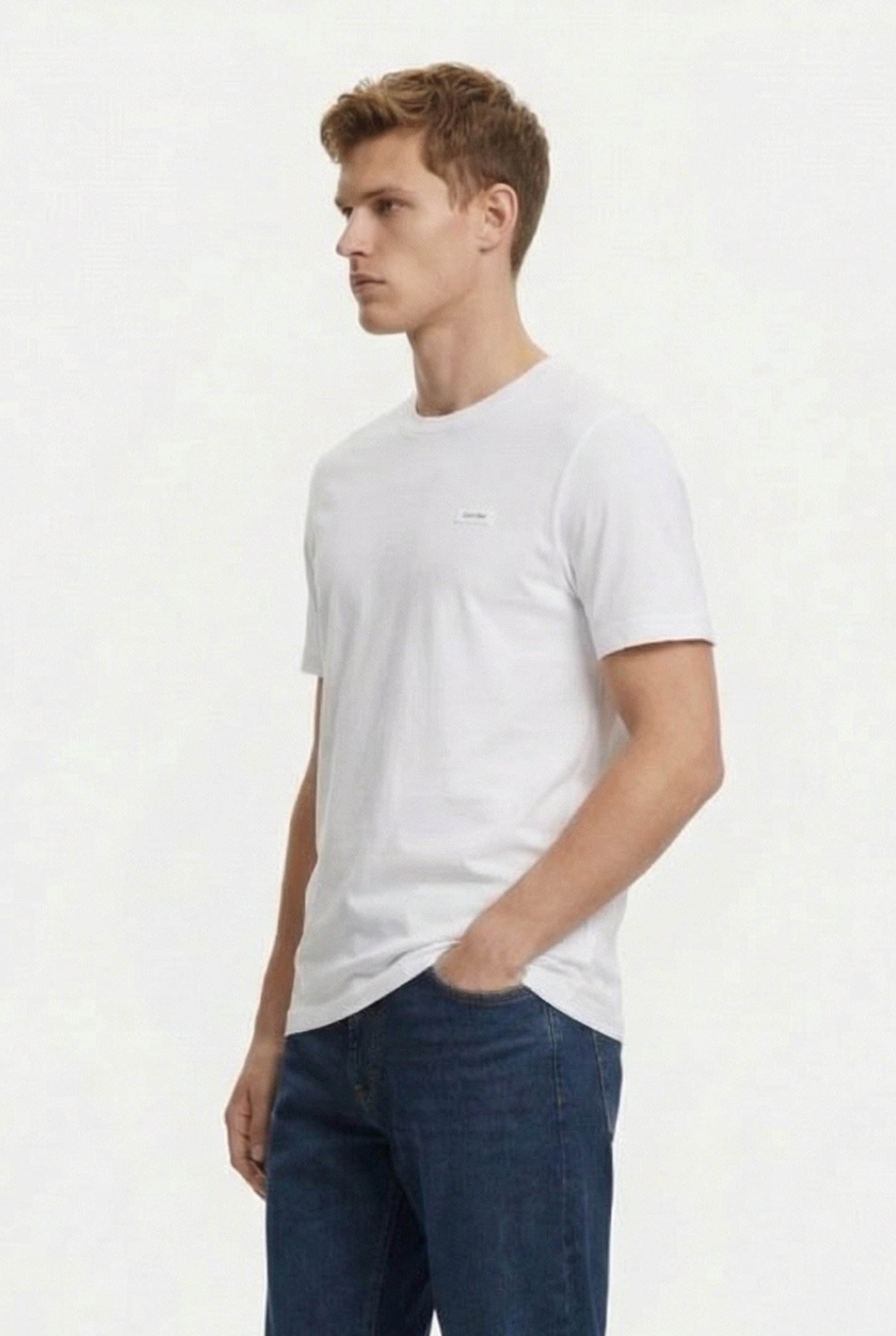 SMOOTH COTTON T-SHIR BRIGHT WHITE 3