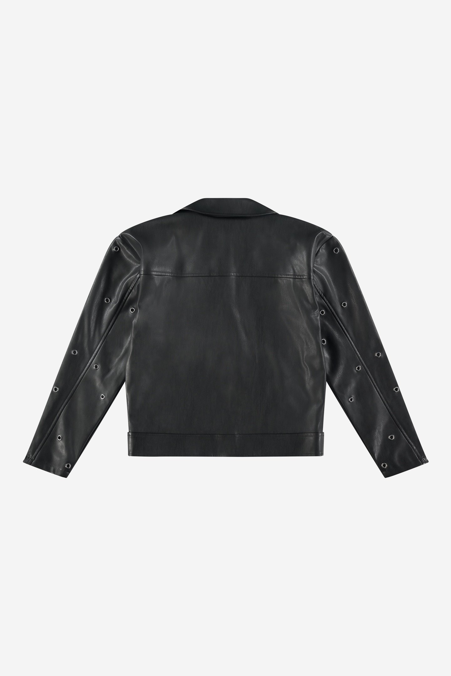EYELET BIKER JACKET BLACK 3