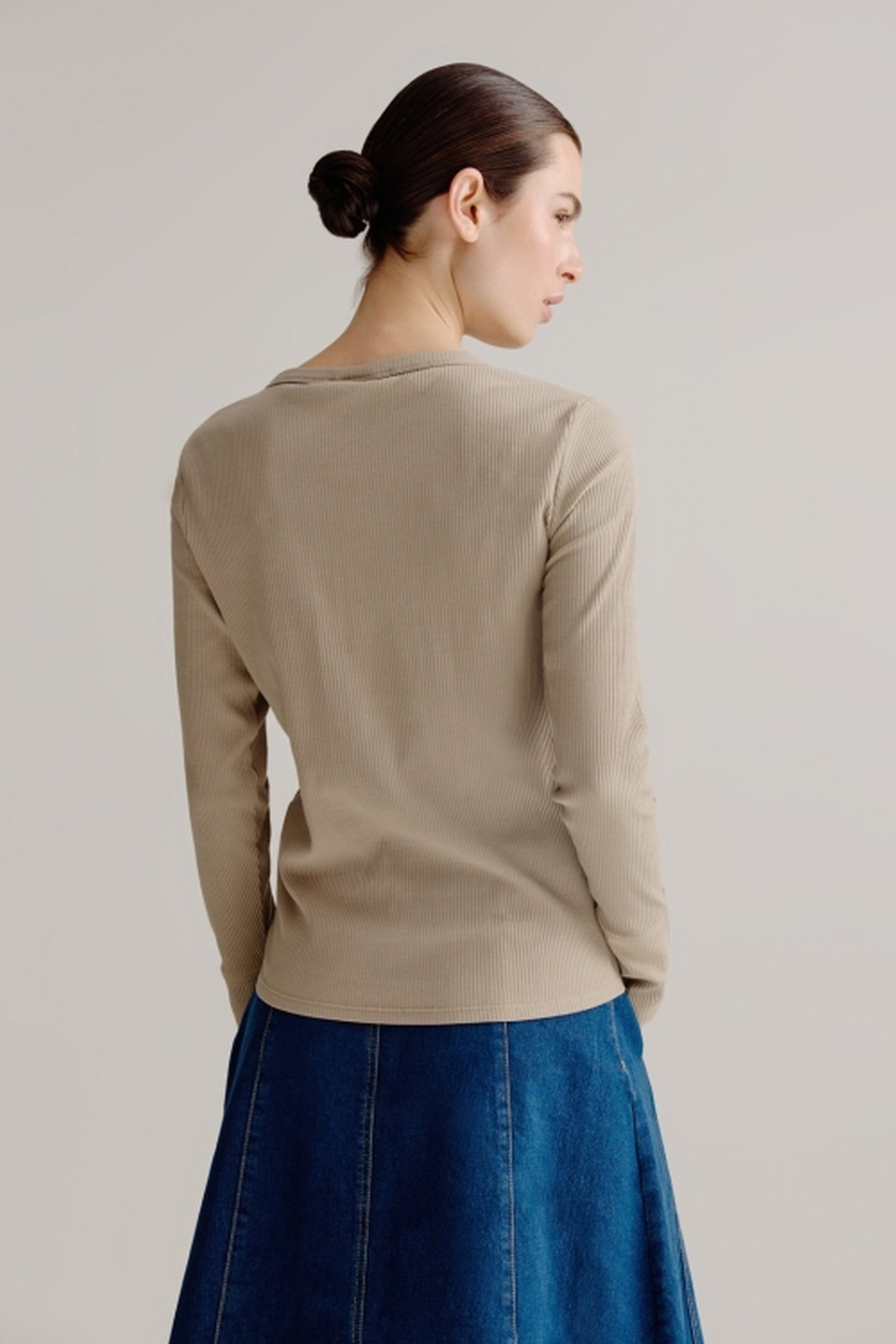 LAURENS TOP LIGHT KHAKI 2