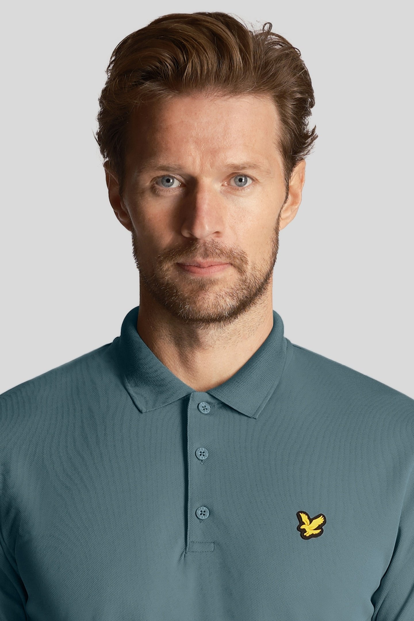 GOLF TECH POLO SHIRT IRON BLUE 5