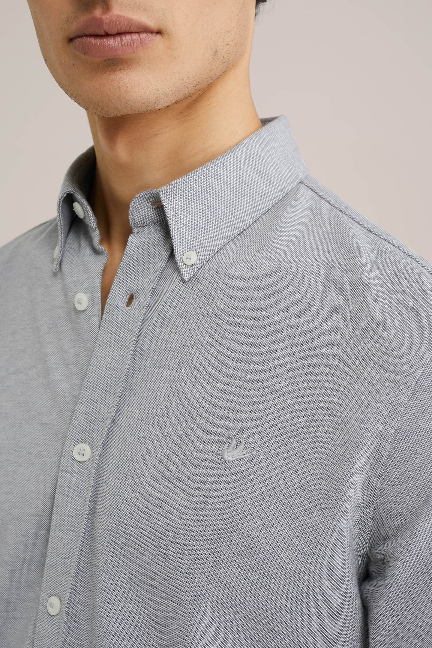 SHIRT BLENDED LIGHT GREY 5