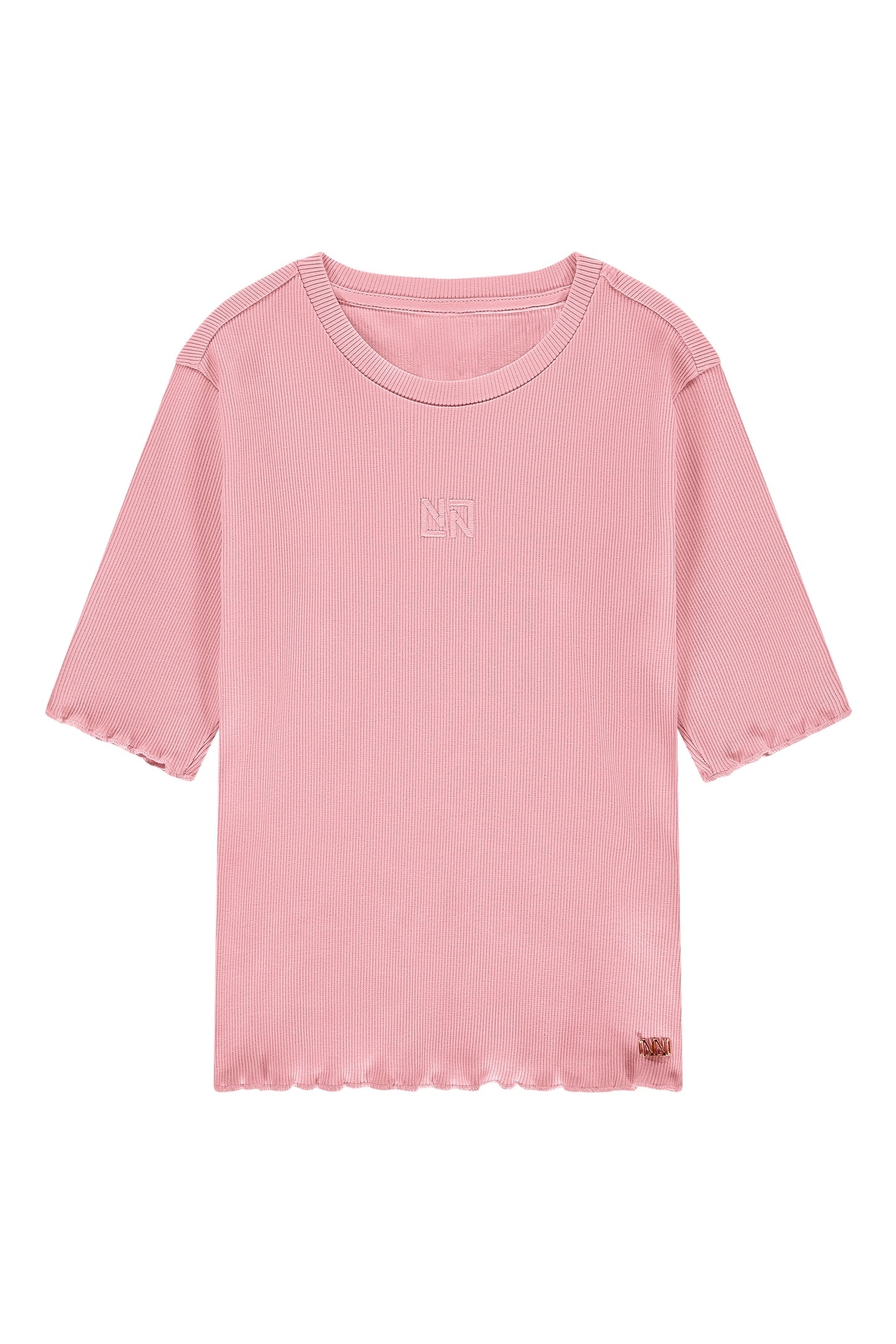 SYLVIA RIB TOP MISTY ROSE 2