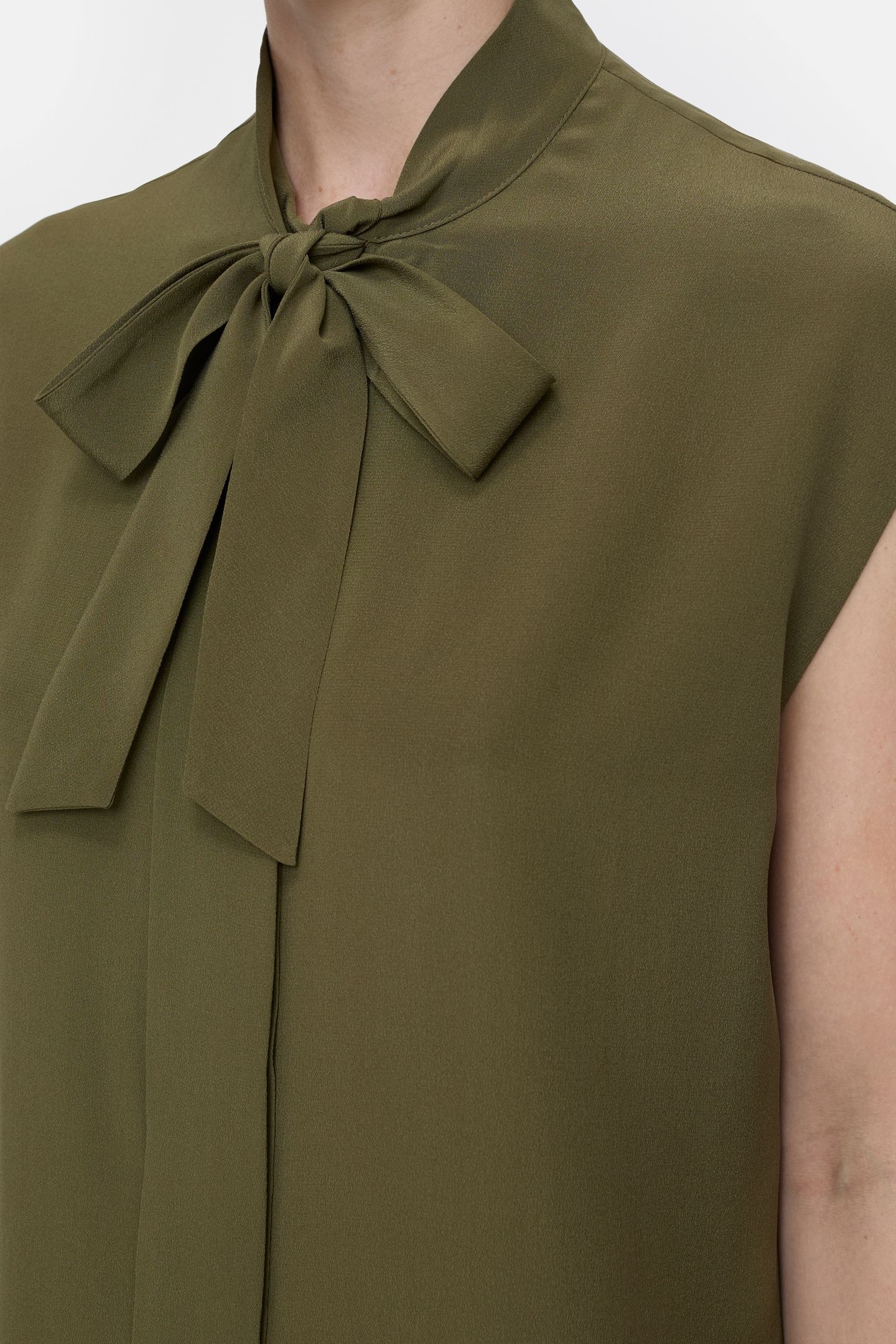 SLEEVELESS BOWTIE TOP VER GREEN 6