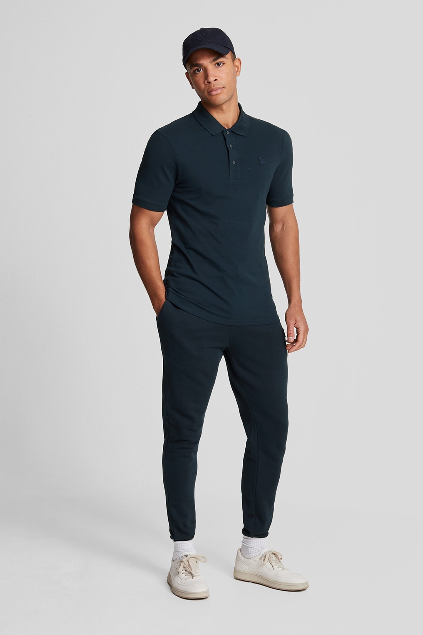 TONAL EAGLE POLO SHIRT DARK NAVY 1