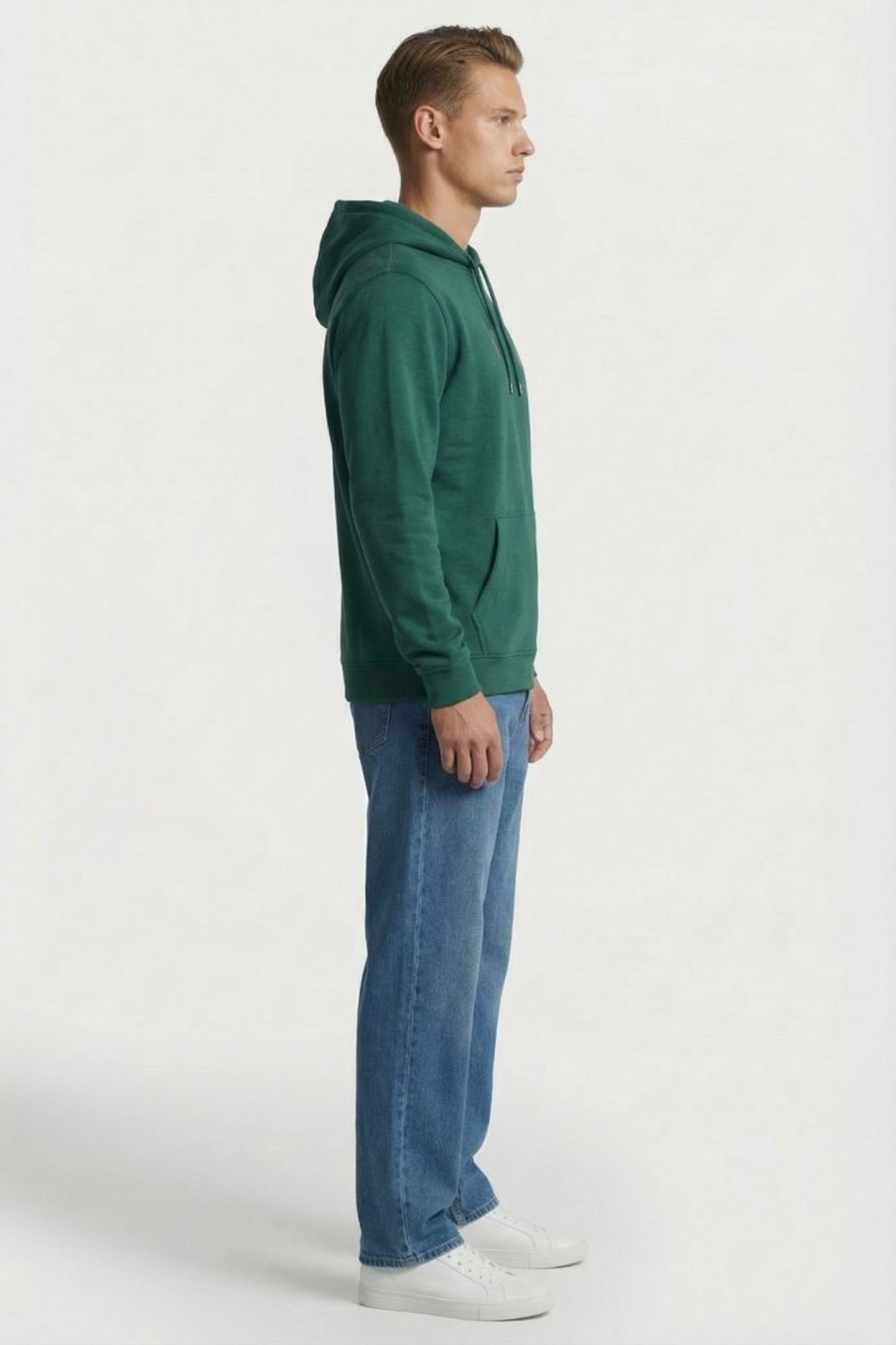 UNISEX ZOLTAN LOGO HOODY POSY GREEN 3