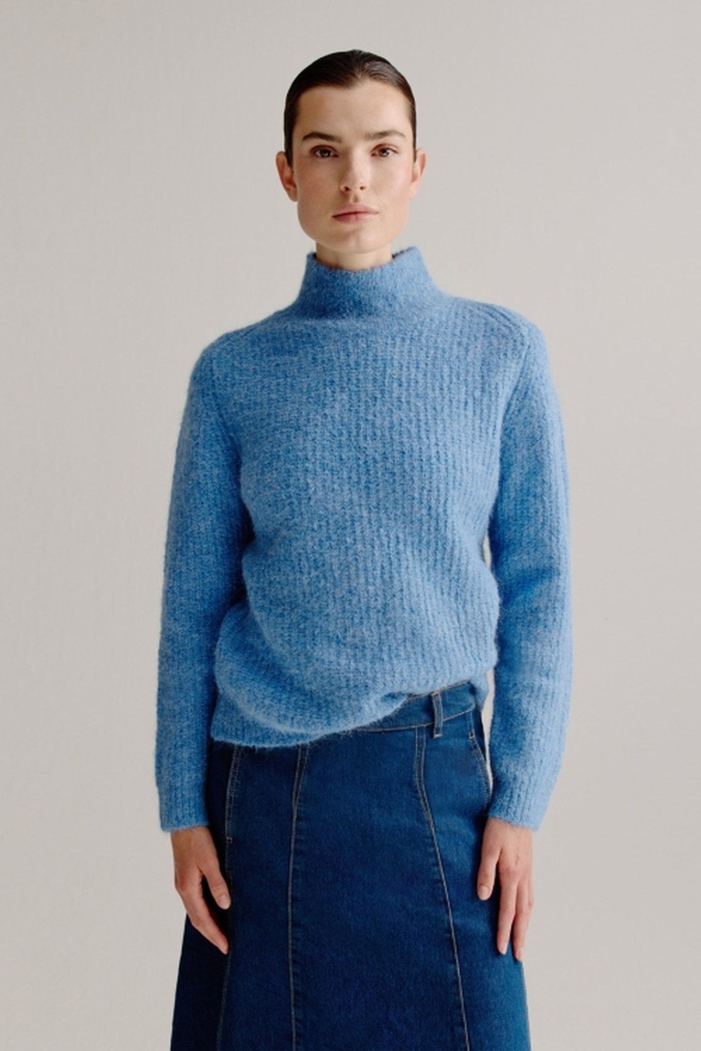 AURORA SWEATER FRENCH BLUE 1