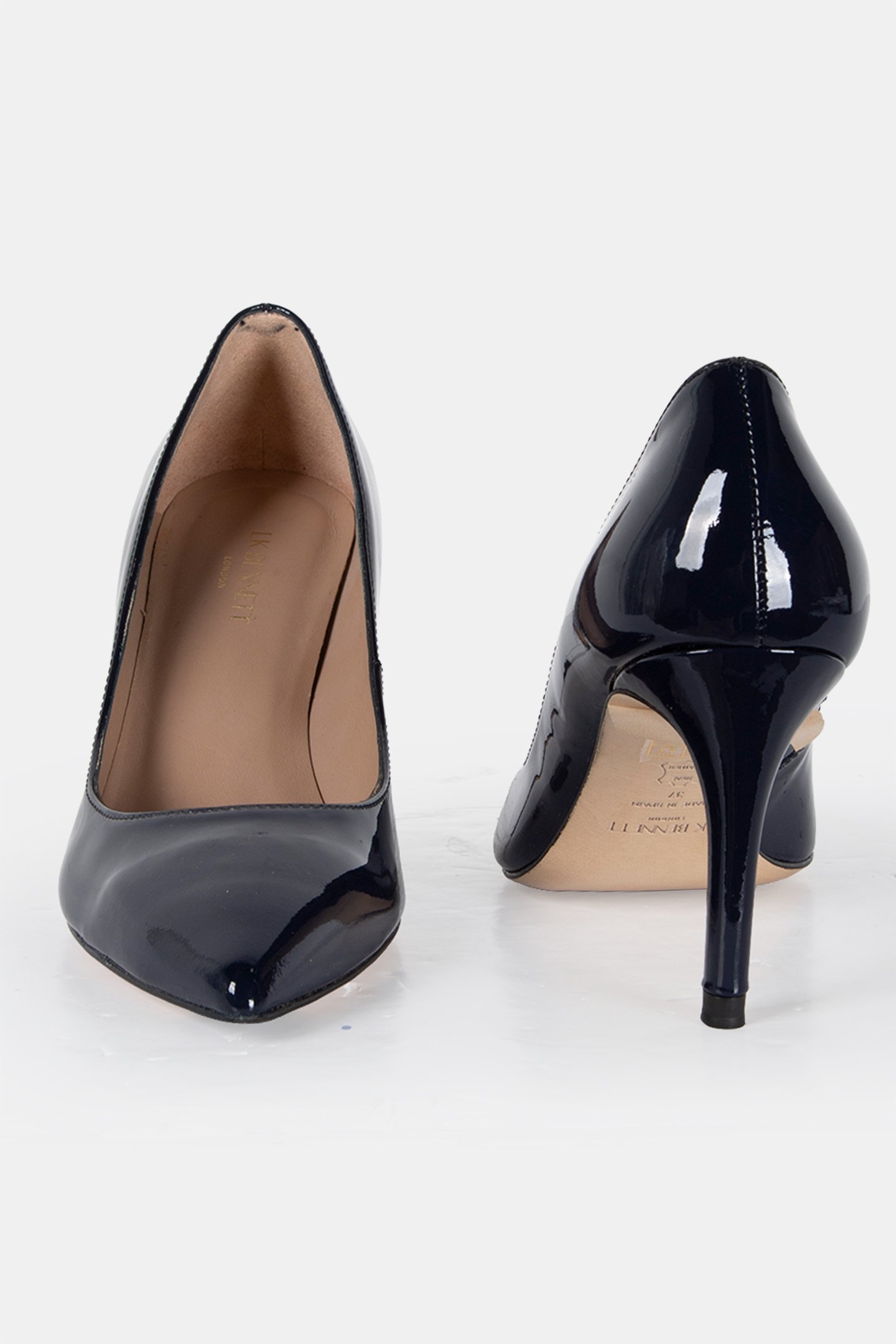 FLORET COURT HEEL NAVY 3