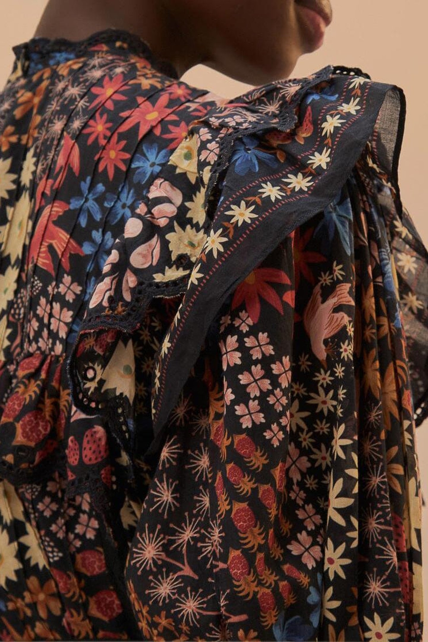 JUJUS GARDEN BLACK MINI DRESS 4