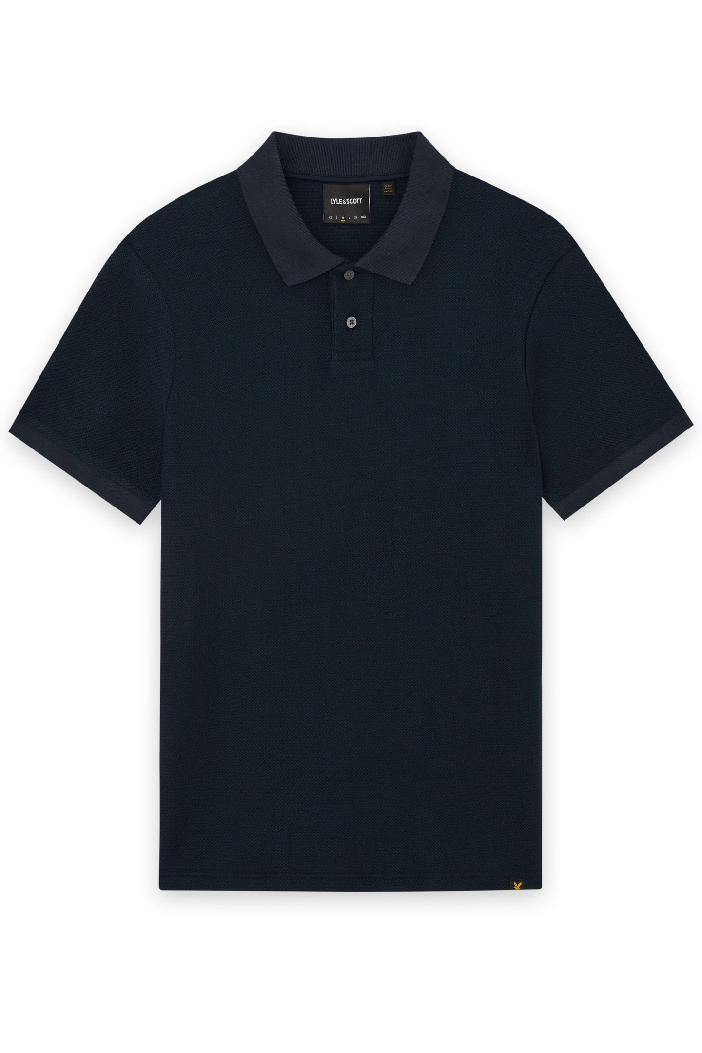 JACQUARD DOBBY POLO SHIRT DARK NAVY 4