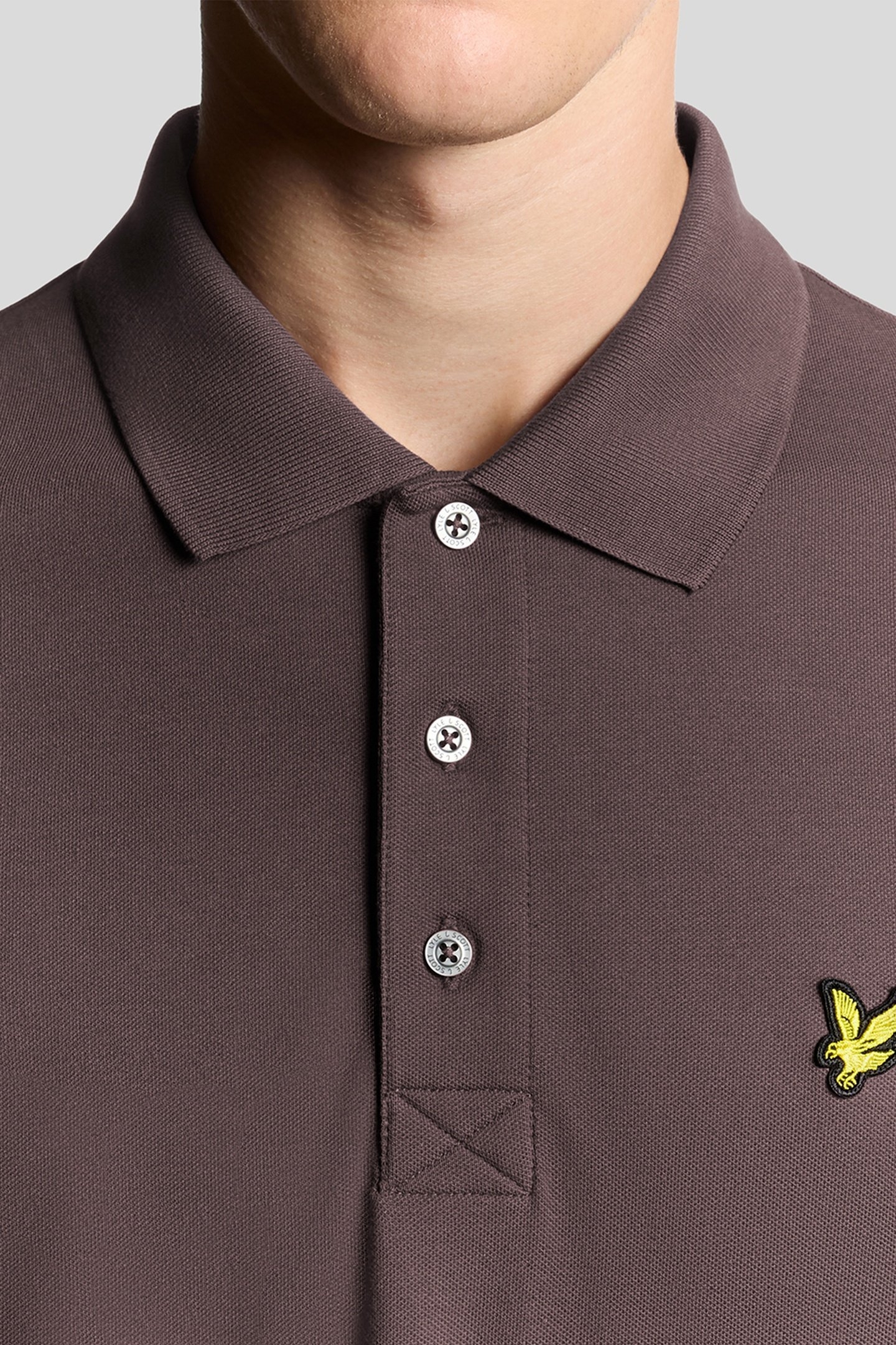 PLAIN POLO SHIRT ESPRESSO 6