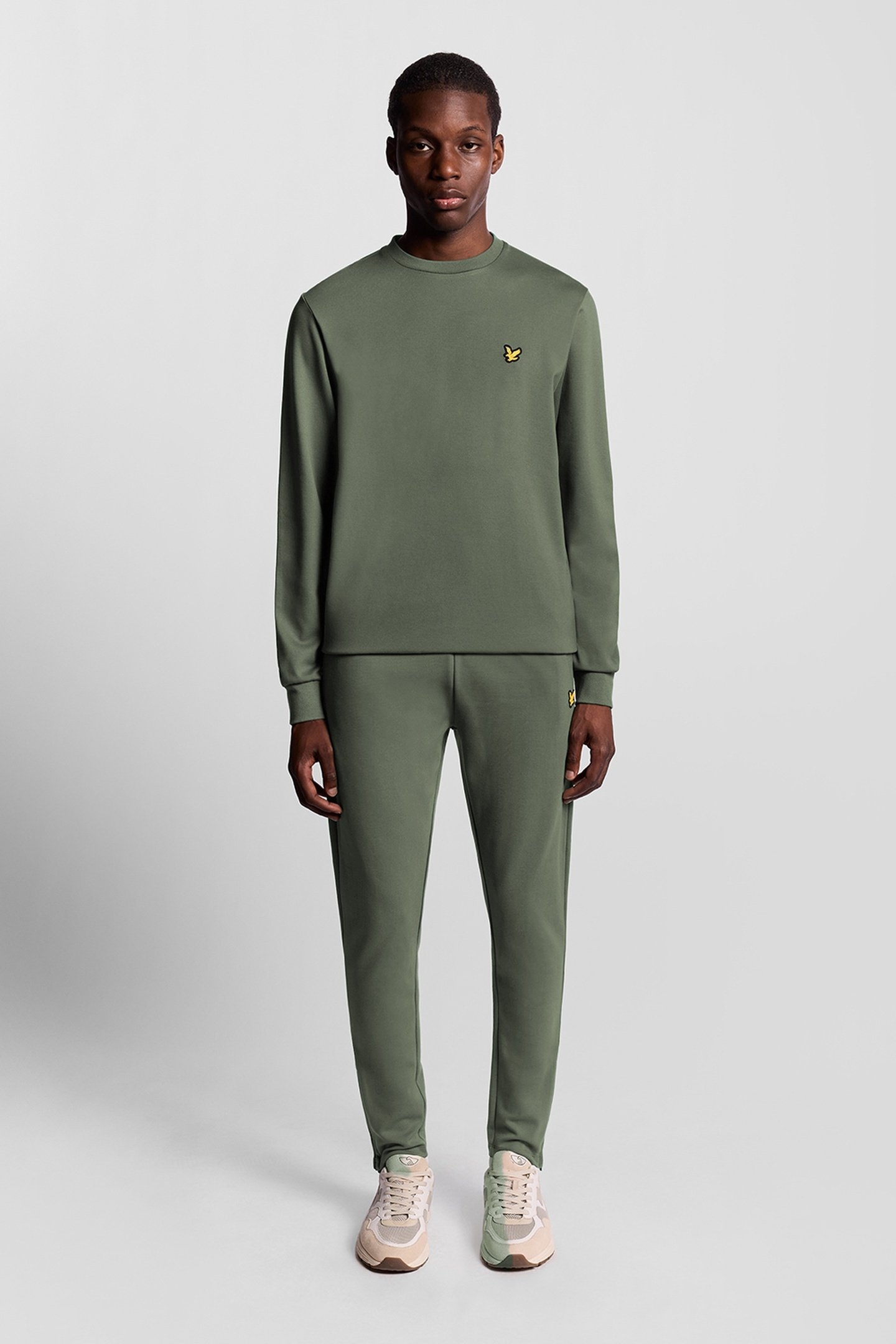 CREW NECK FLY FLEECE CACTUS GREEN 2