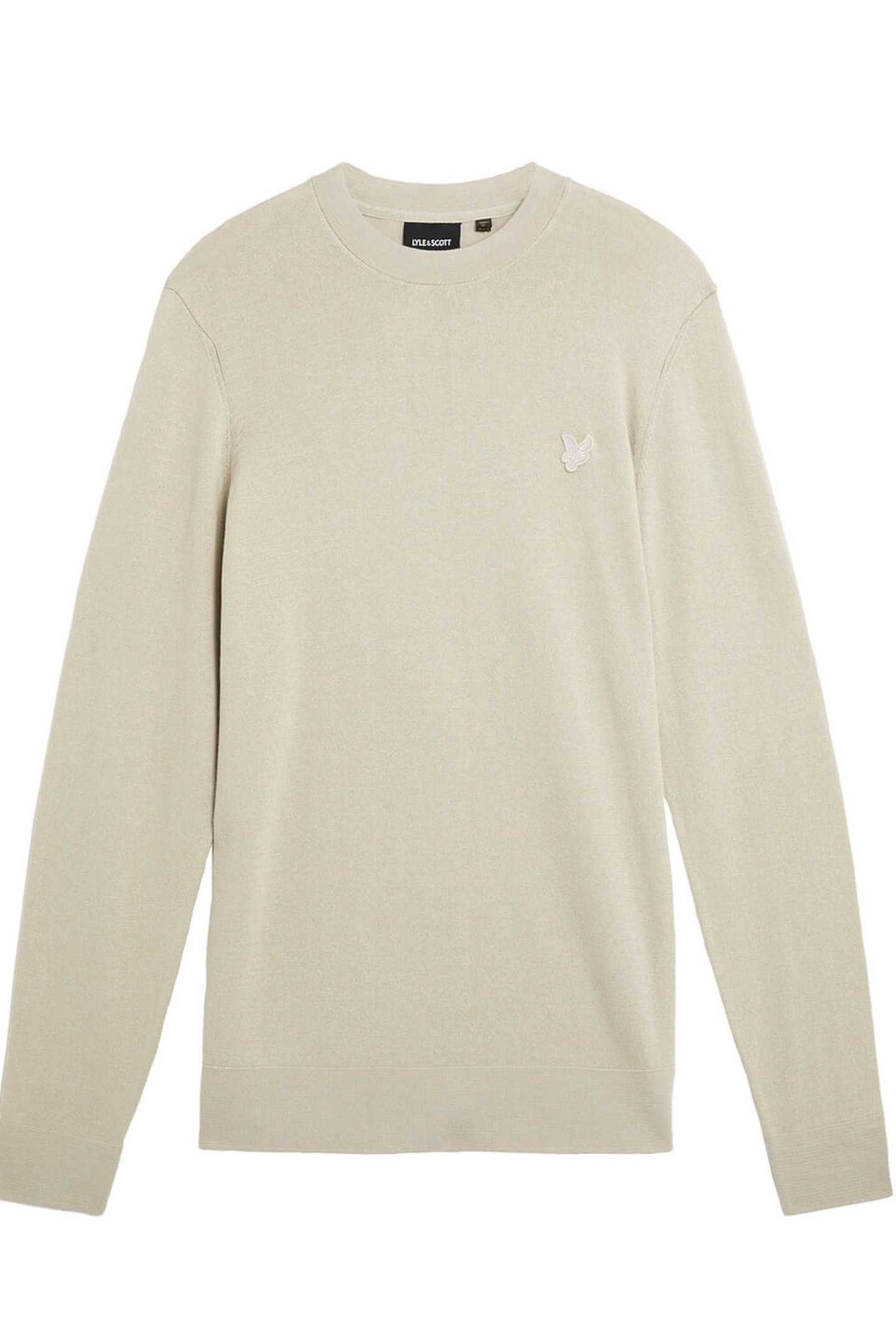 TONAL SUPERFINE CREW NECK JUMPER WILLOW GREY 4