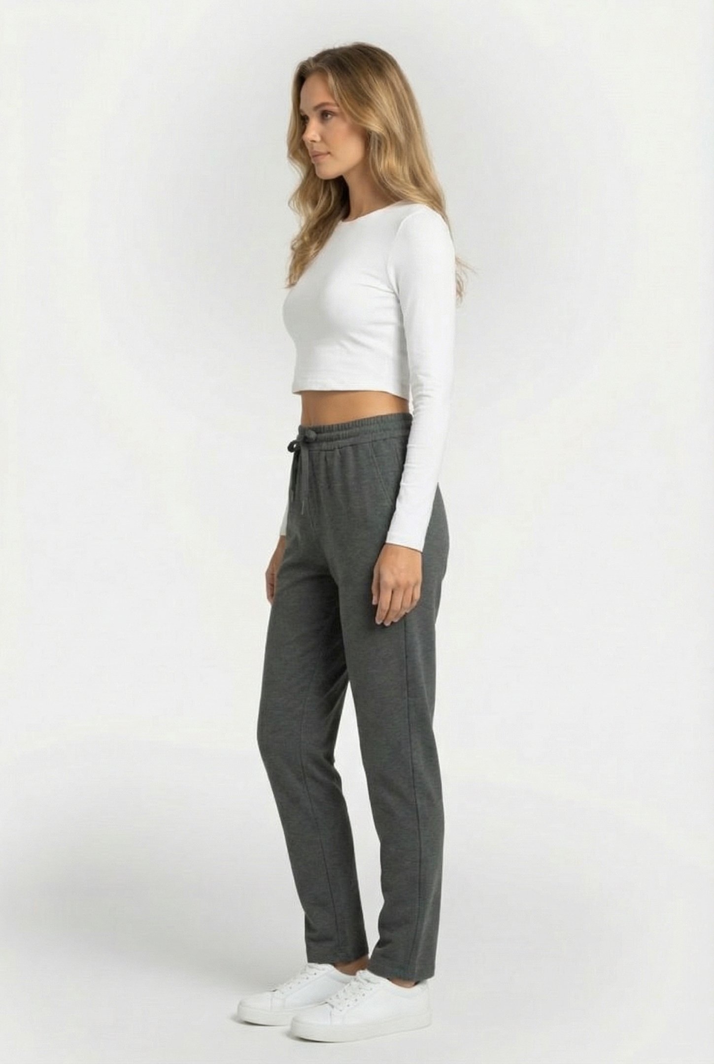 S.OLIVER PANT GREY/BLACK 3