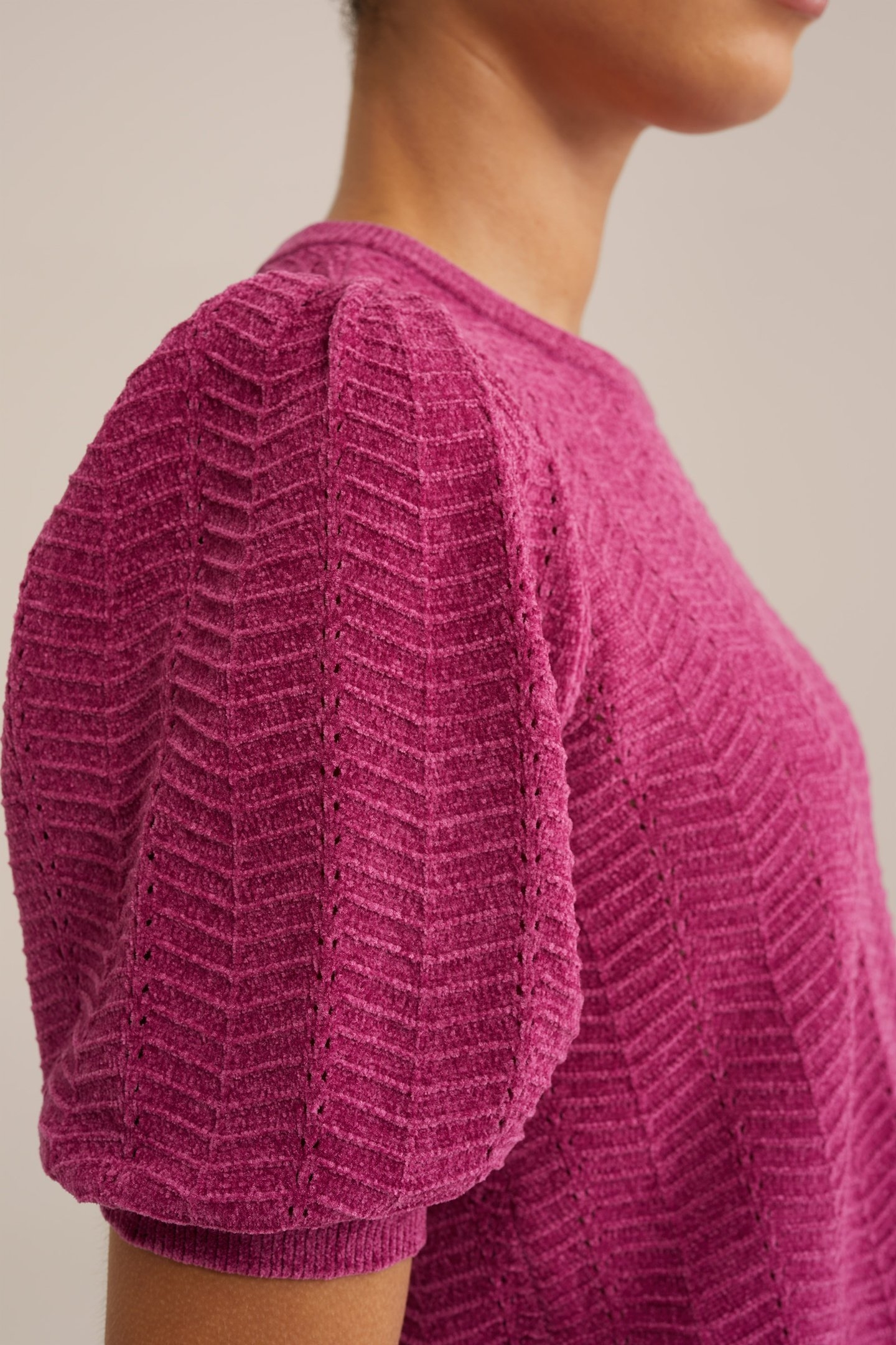 KNITTED PULLOVER PURPLE 5