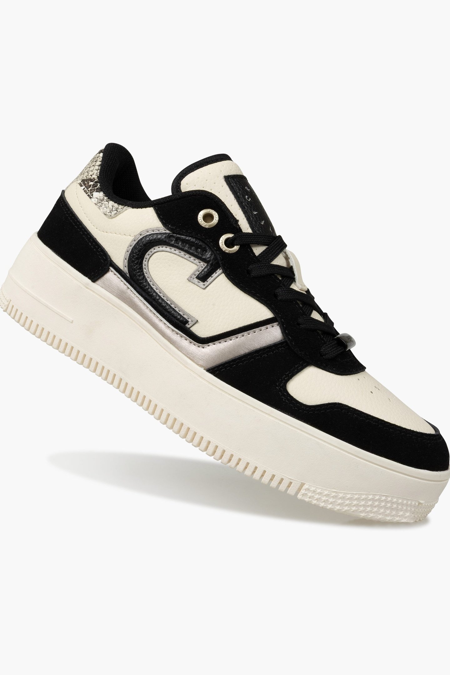 CAMPO LOW _ TALL - FINE LIZZARD/SUEDE BLACK/BROWN 6