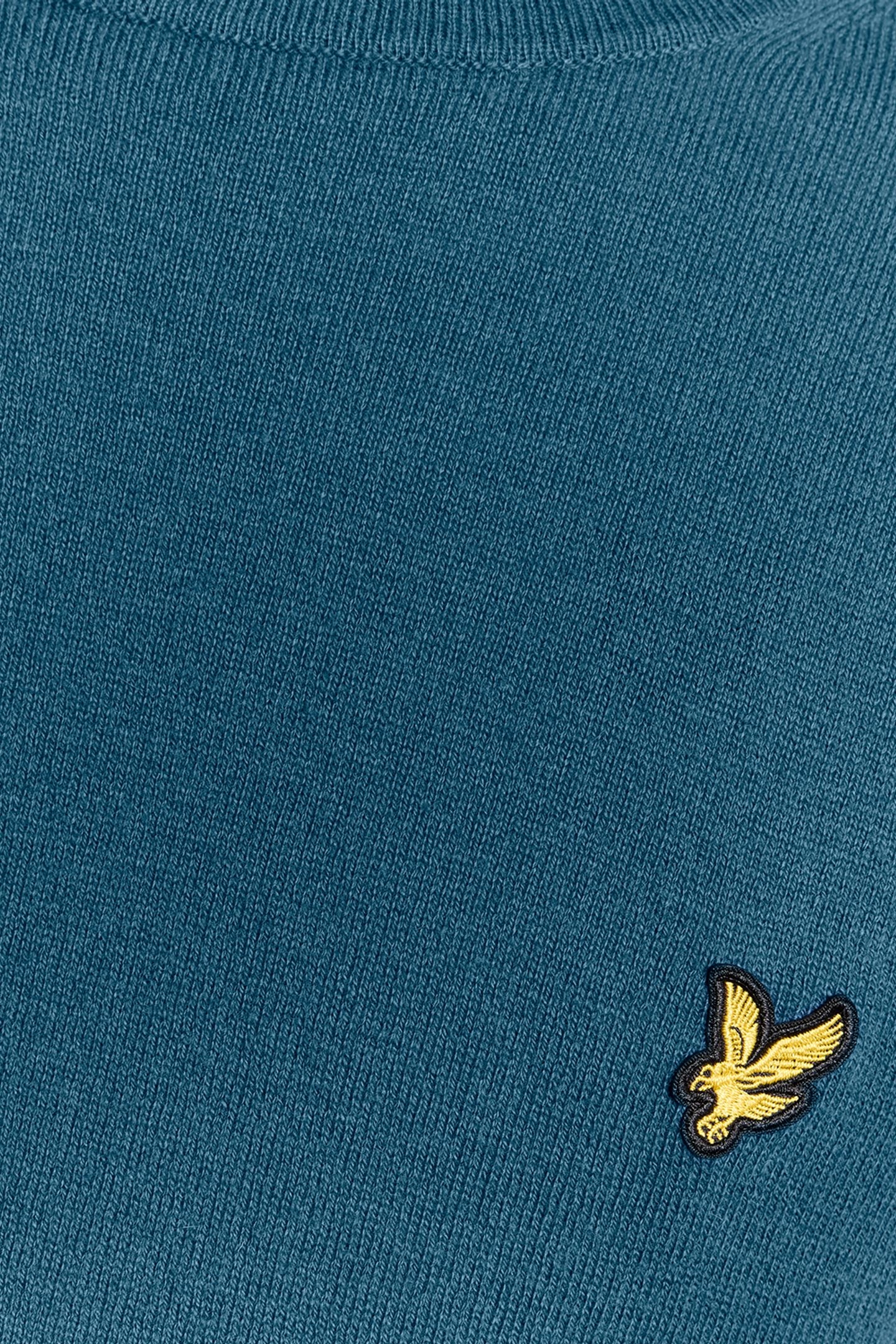 COTTON MERINO CREW NECK JUMPER DEEP WATER 5