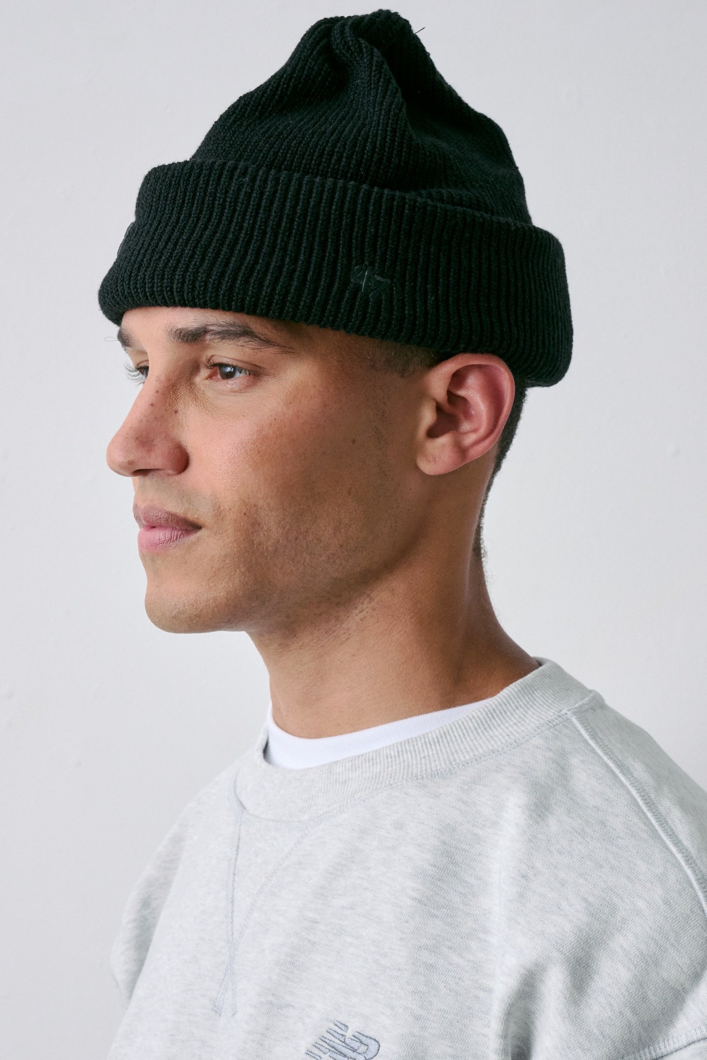 UNISEX '47 CUFF KNIT HAT BLACK 2