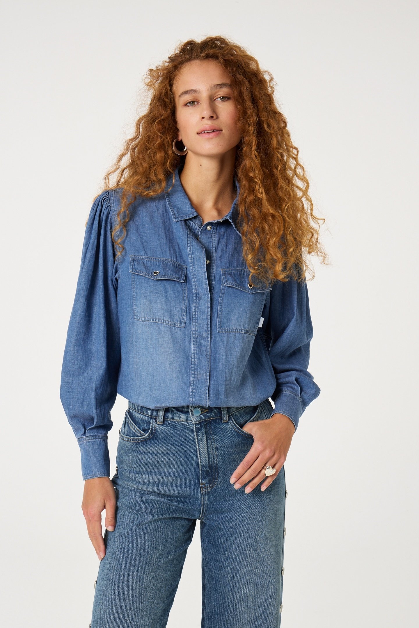 FABIENNE BLOUSE DENIM 4