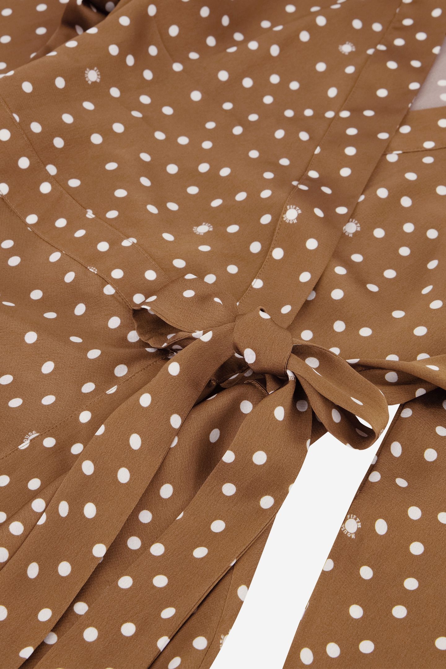 FLOW DRESS DARK CAMEL 5