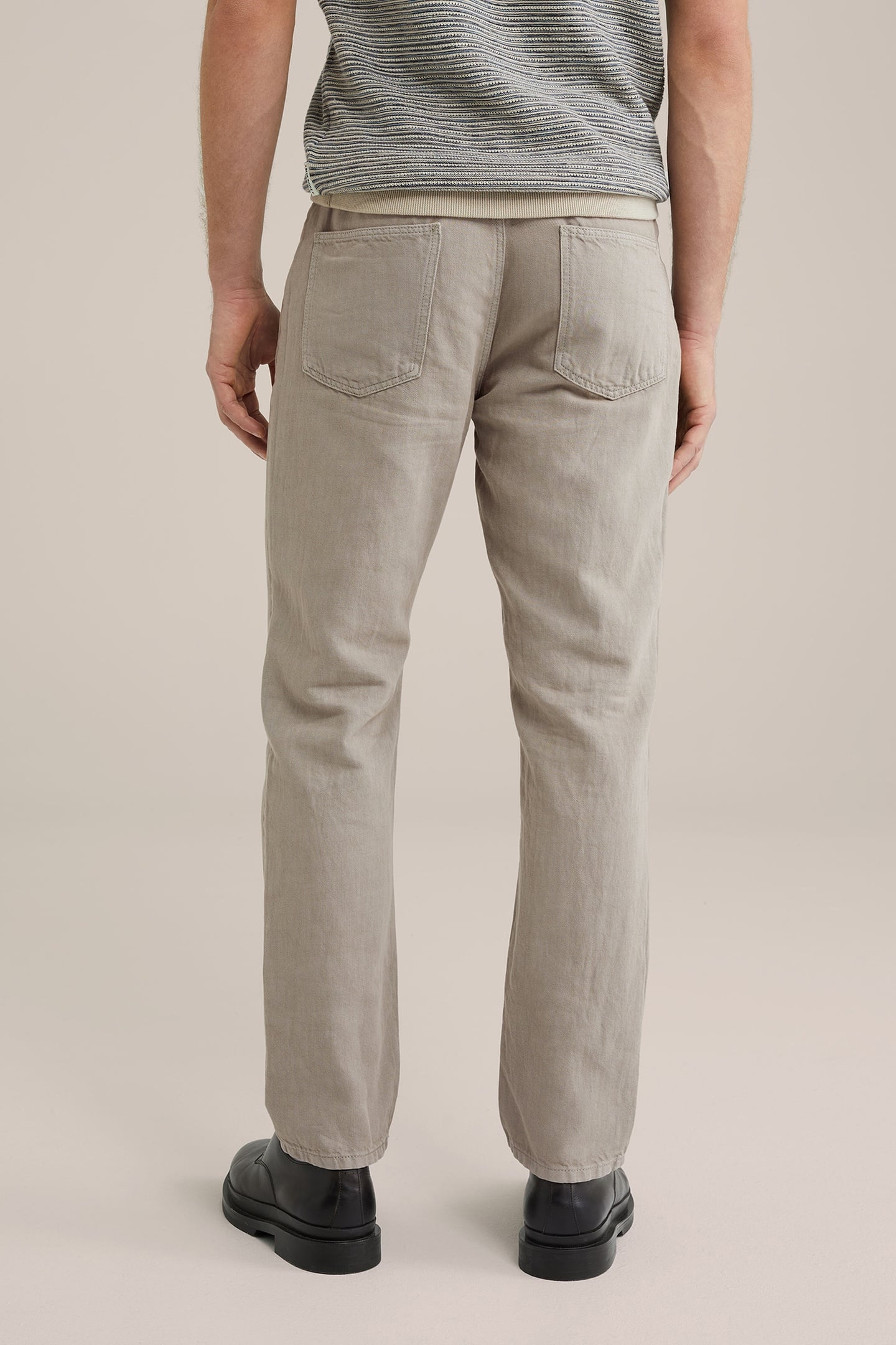 5-POCKET MID WAIST GREY 7