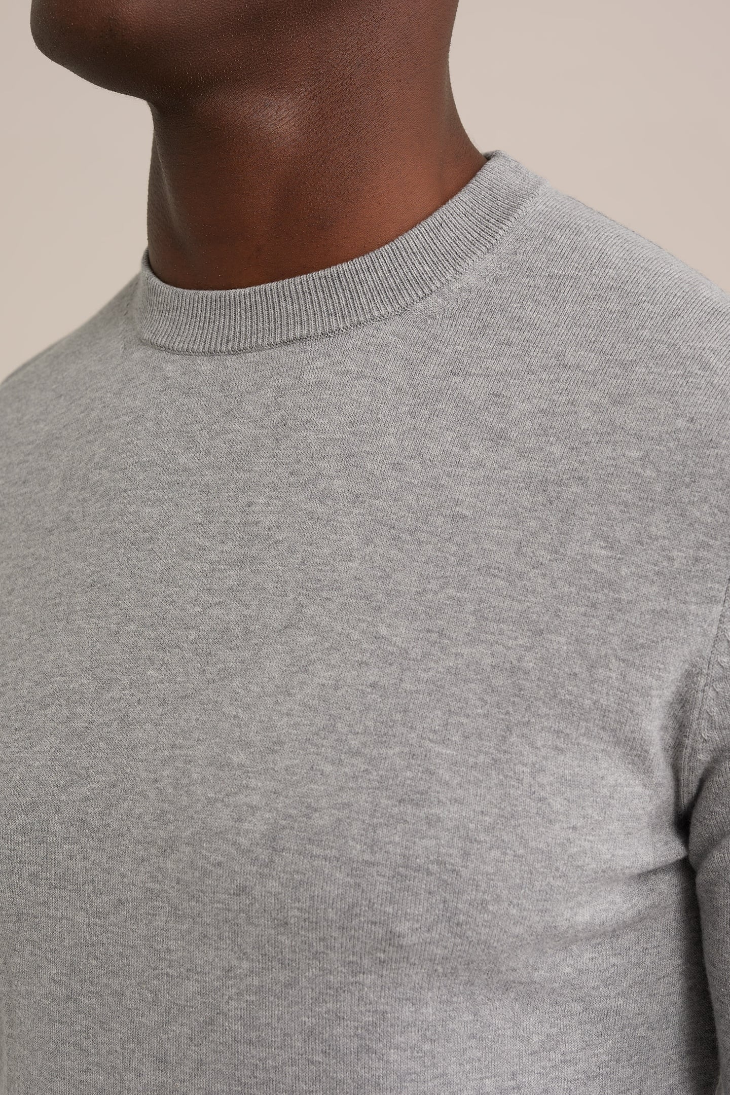PULLOVER BLENDED LIGHT GREY 5