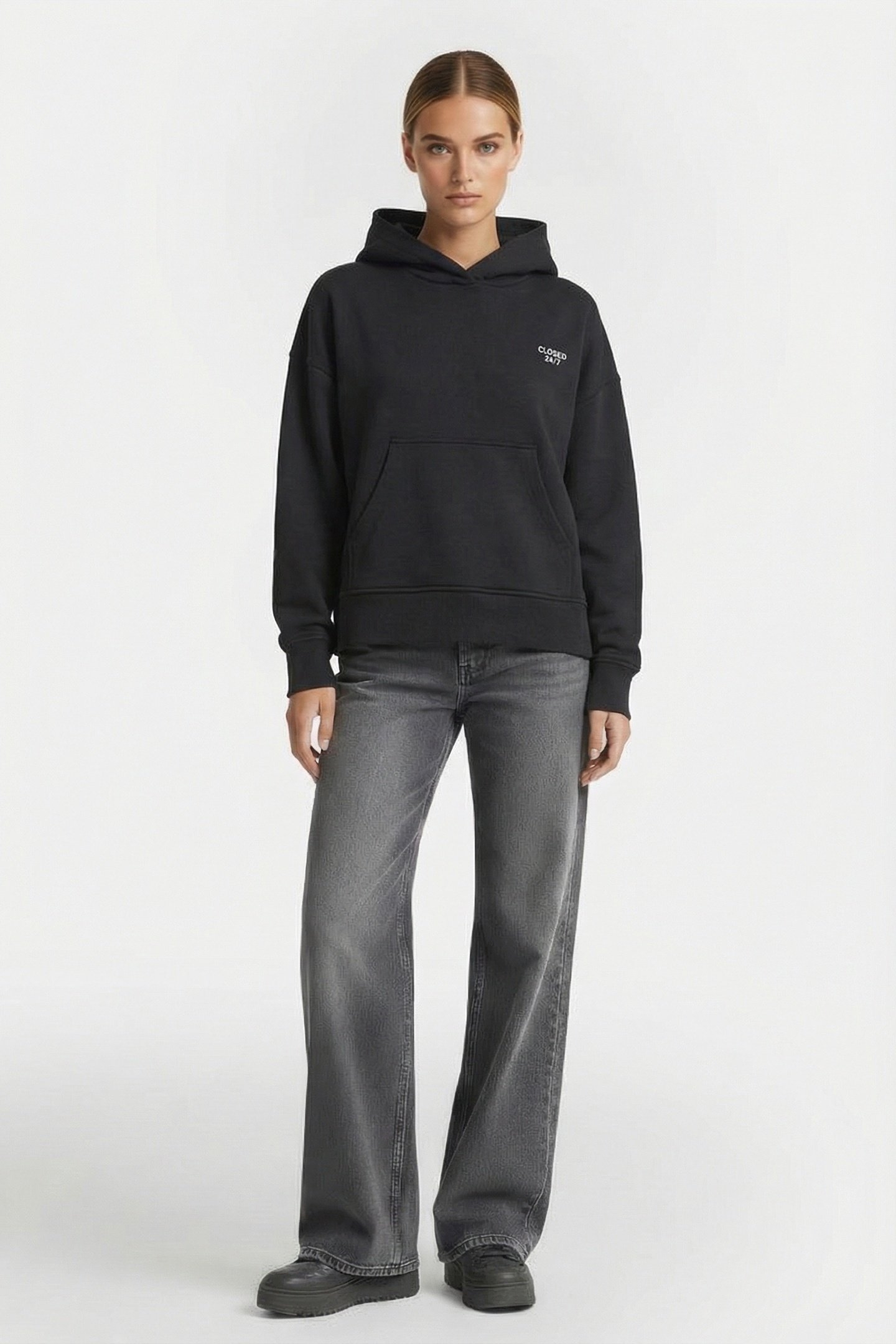 HOODY T-SHIRTS BLACK 1