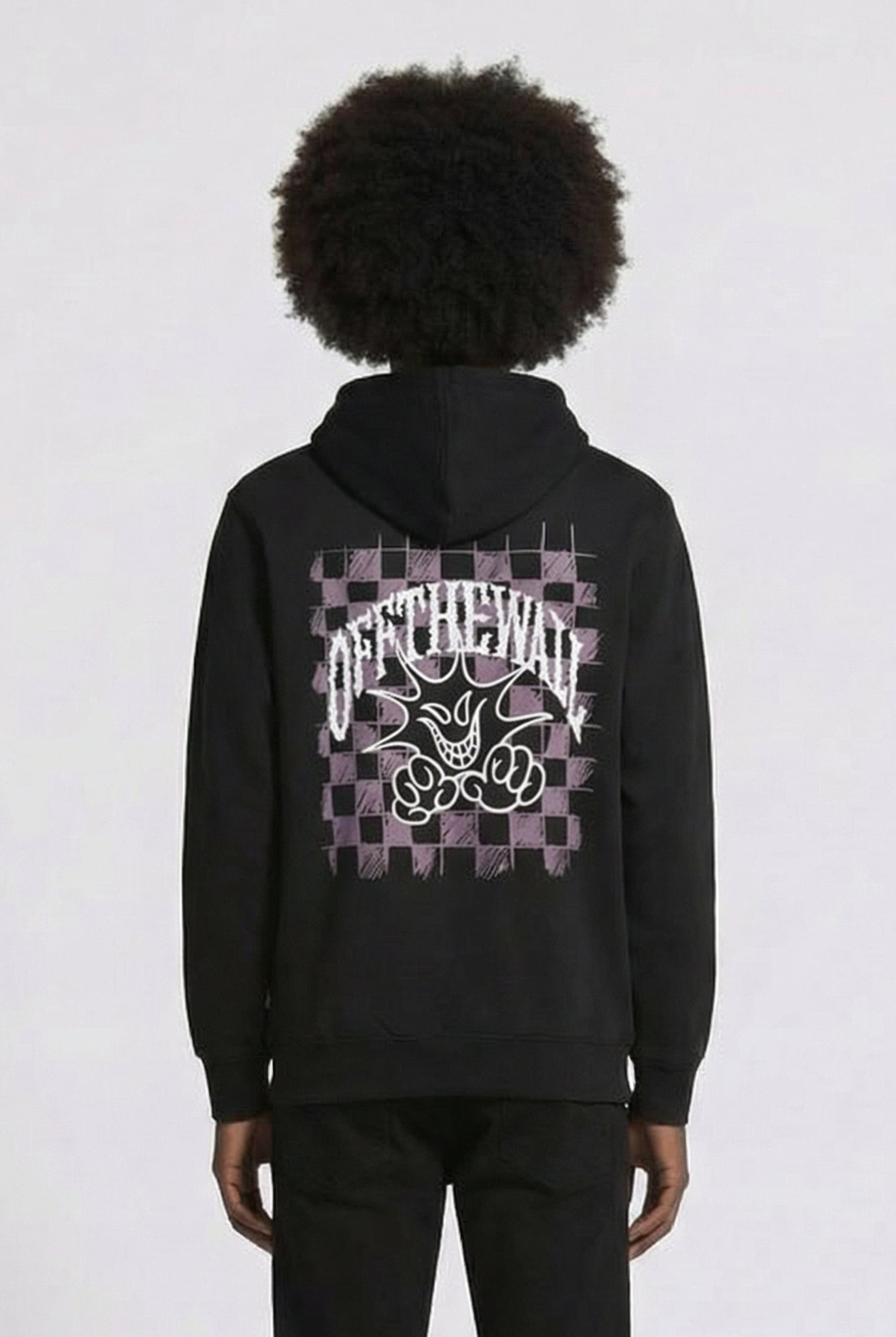 CHECKER LOGO GFX LOOSE PO BLACK 2