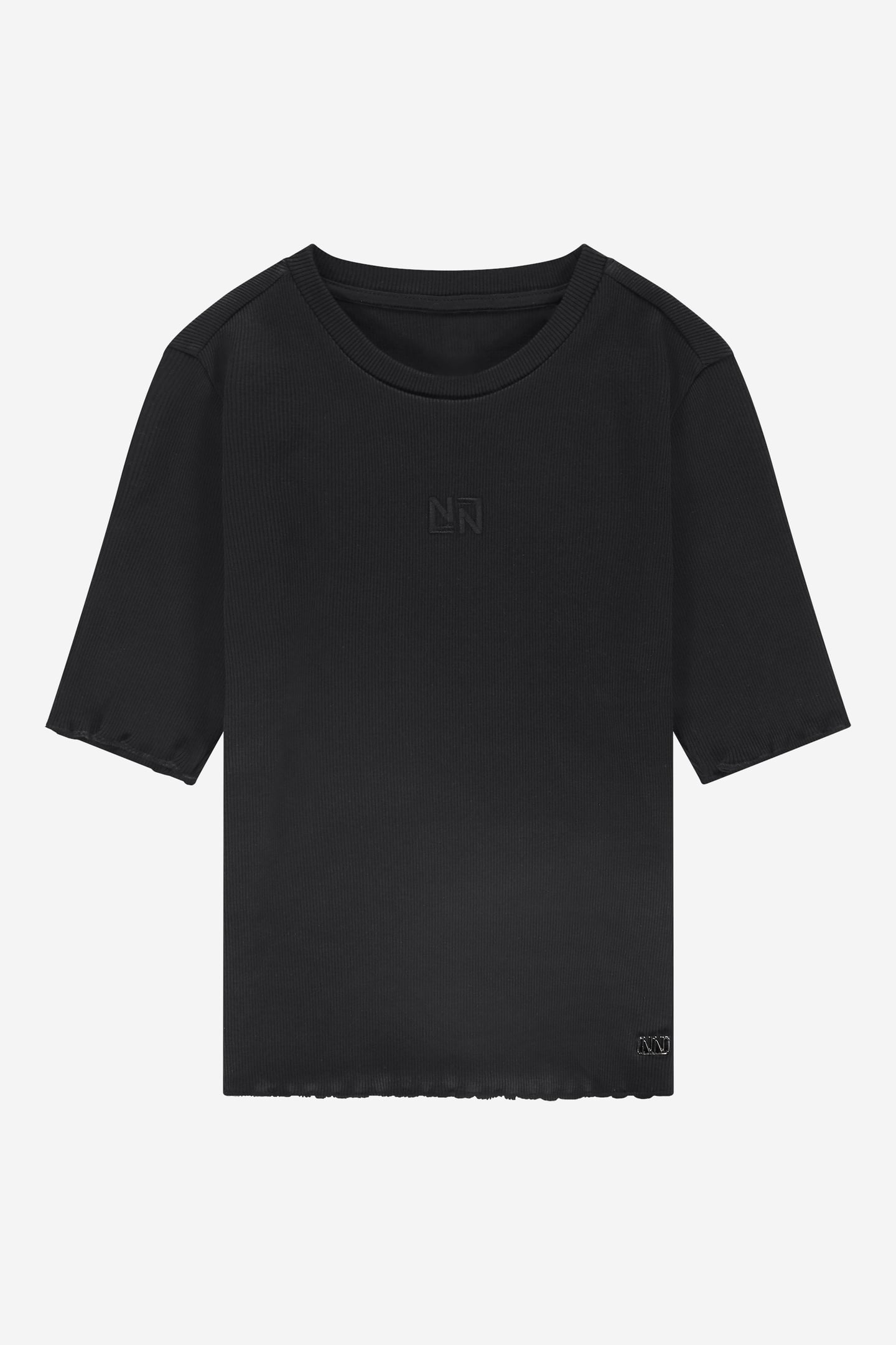 SYLVIA RIB TOP BLACK 3