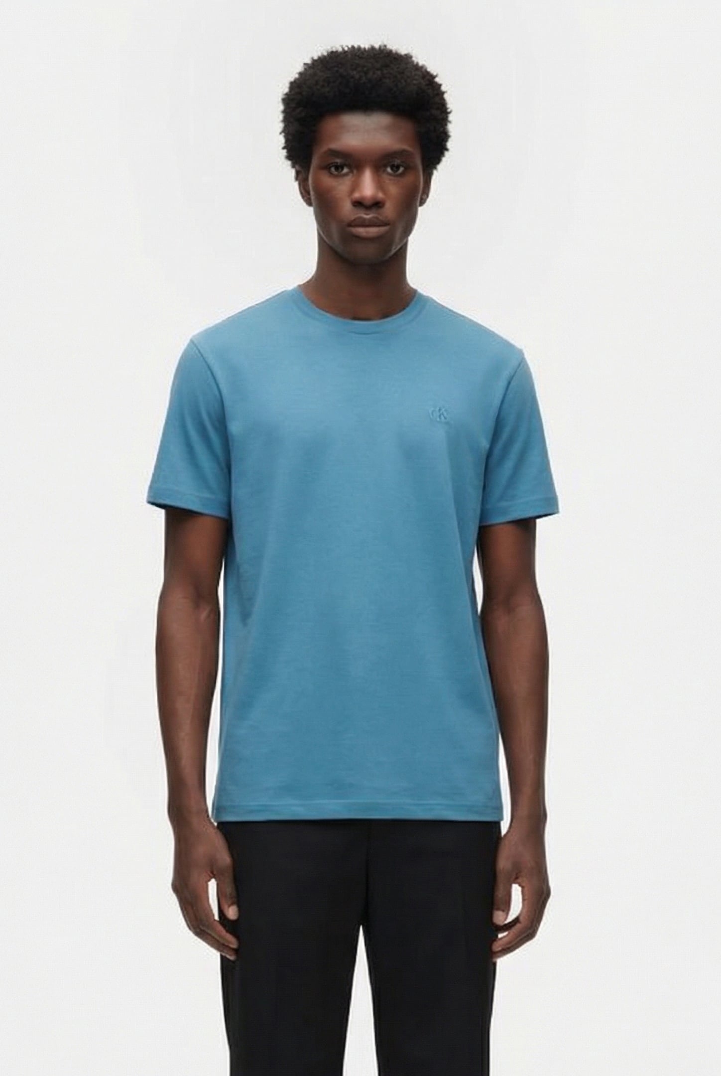 SS SUPIMA CHEST EMB BLUE STEAM 1