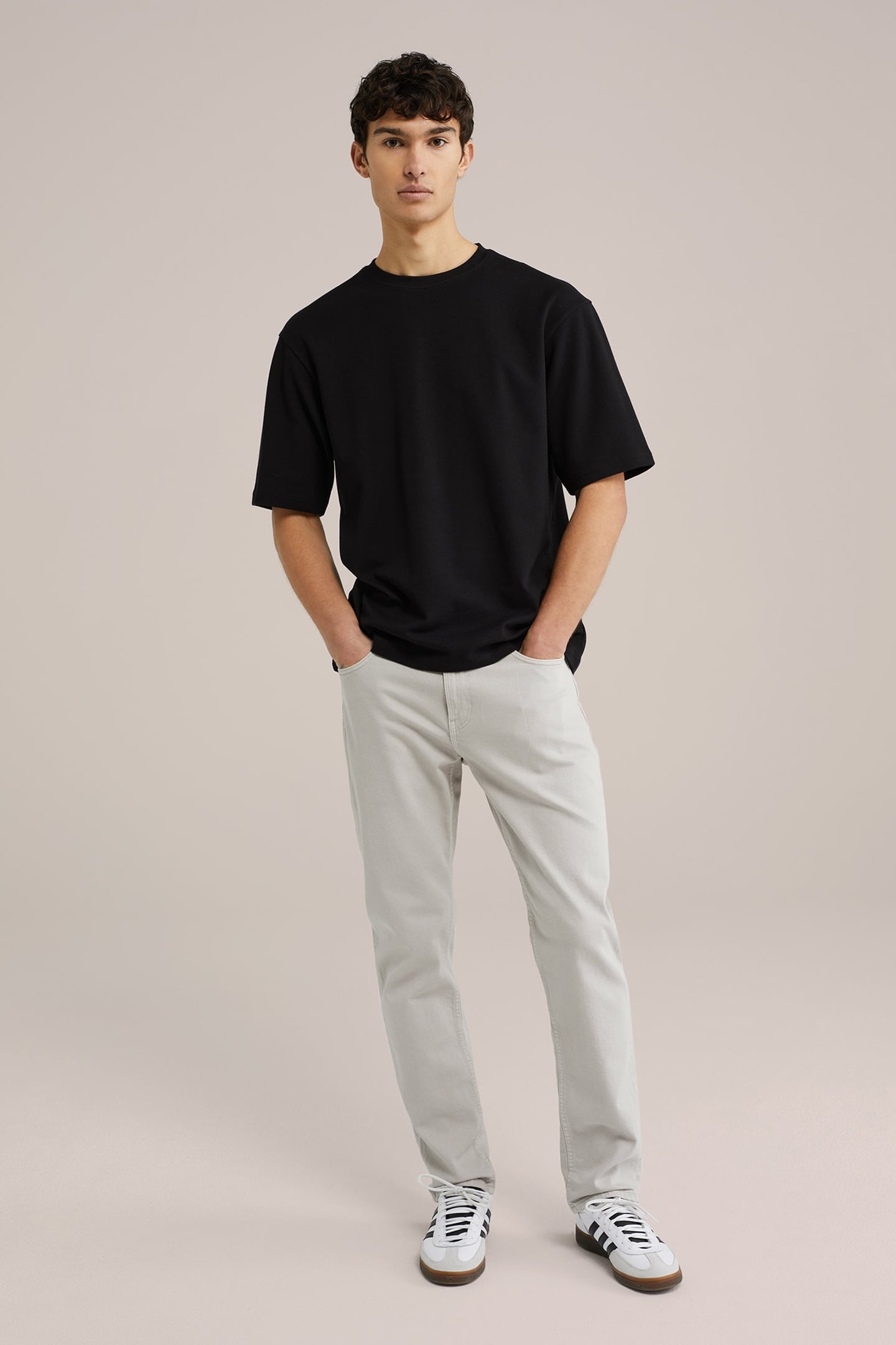 5-POCKET MID WAIST BEIGE 8