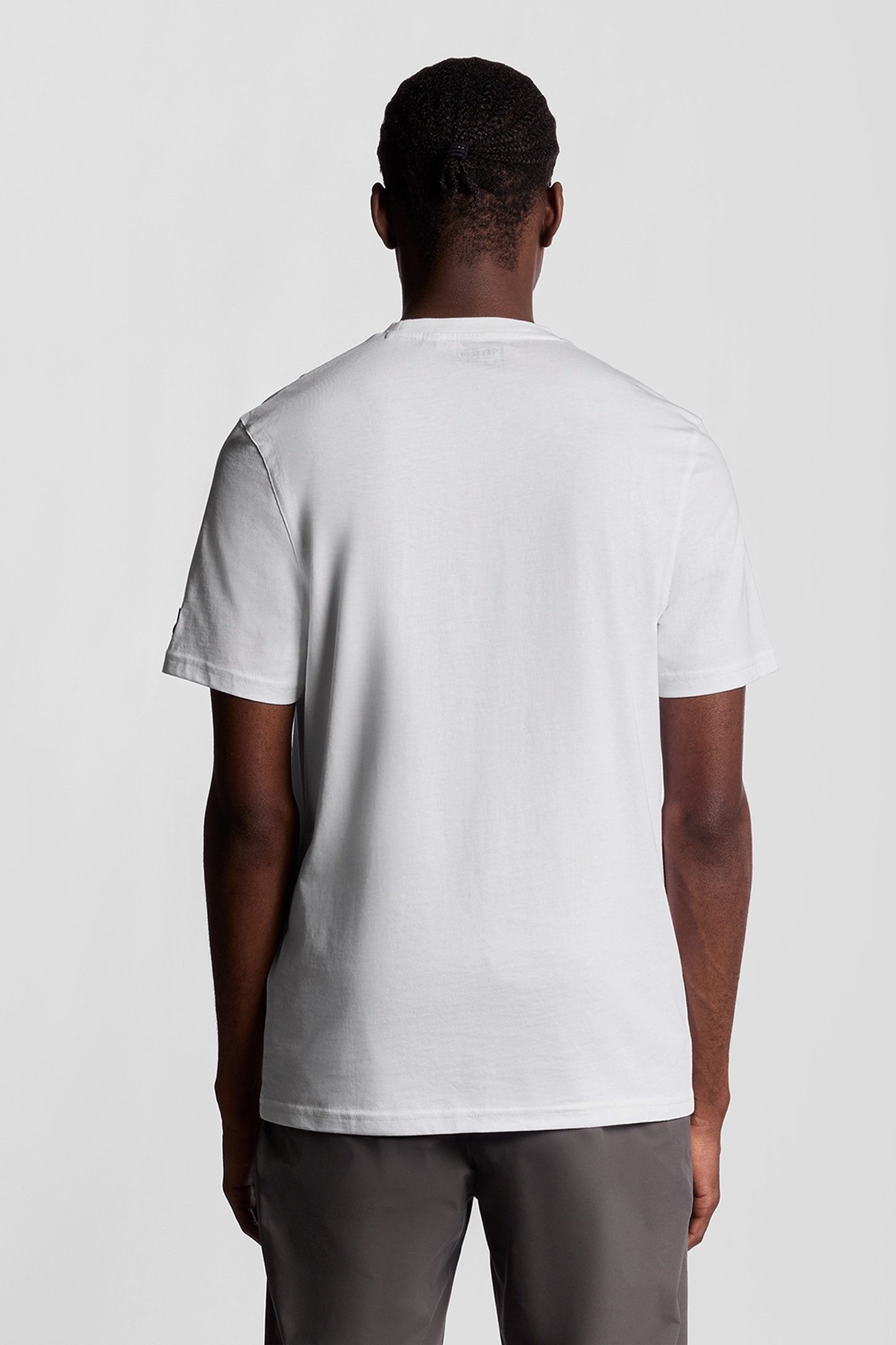 STRIPE LOGO GRAPHIC T-SHIRT WHITE 3