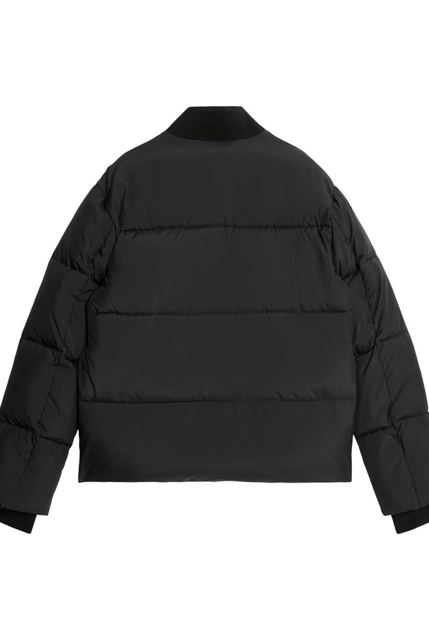 PUFFER BOMBER JACKET JET BLACK 5