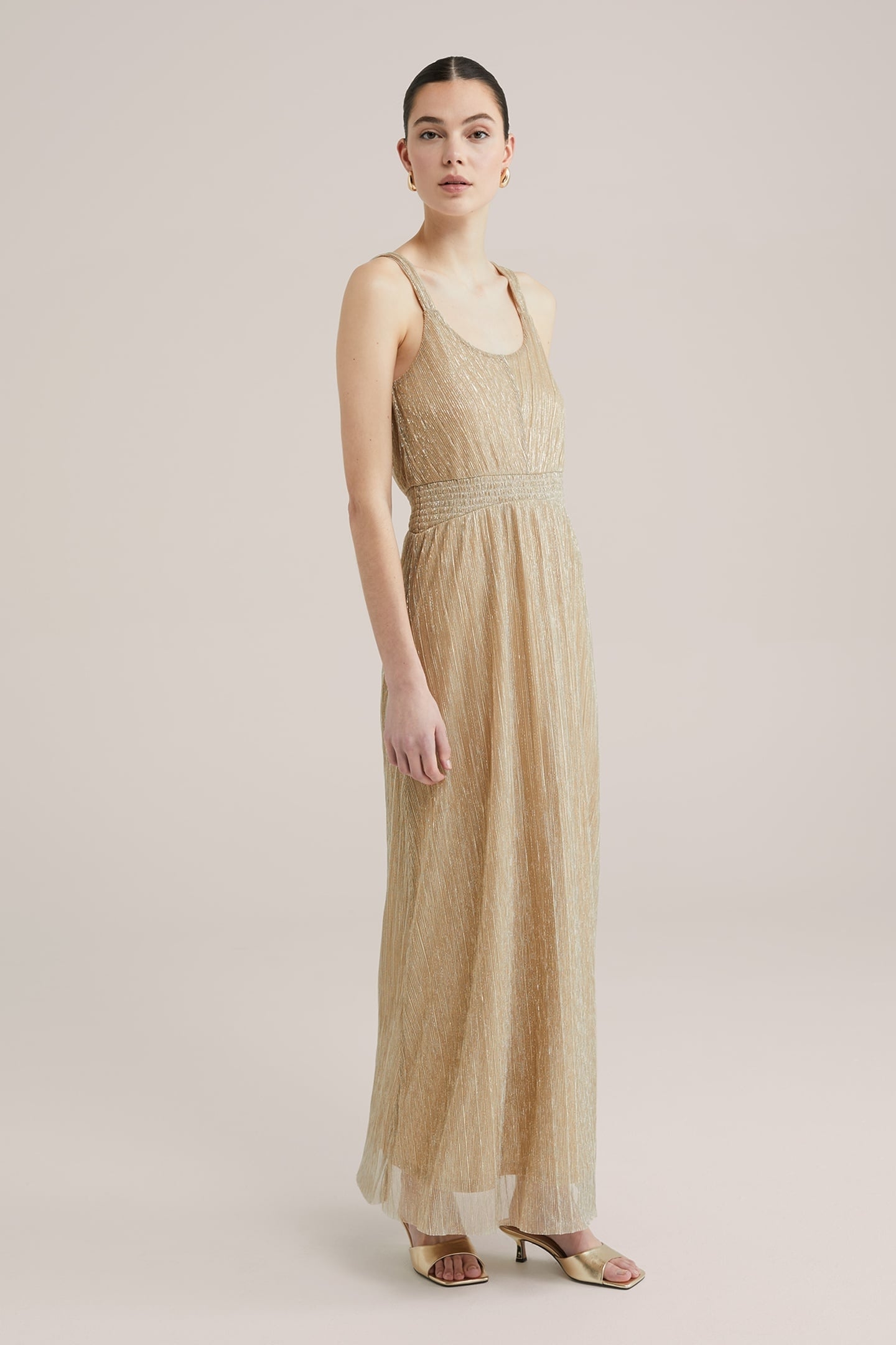 DRESS MAXI LENGTH GOLD 7