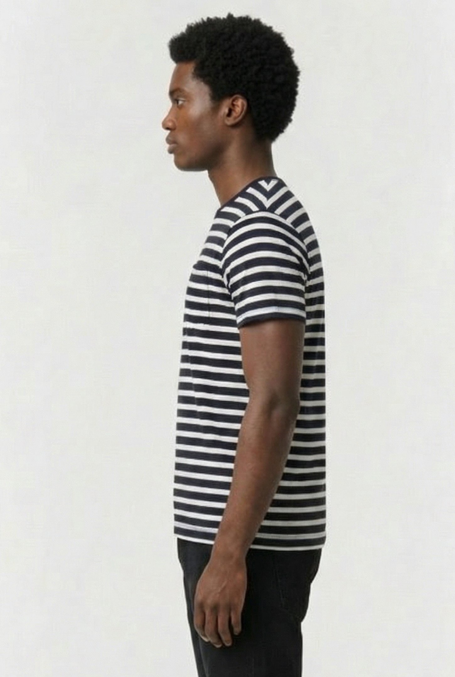 MID STRIPE POCKET Y/D SS25 MARINE/ECRU 3