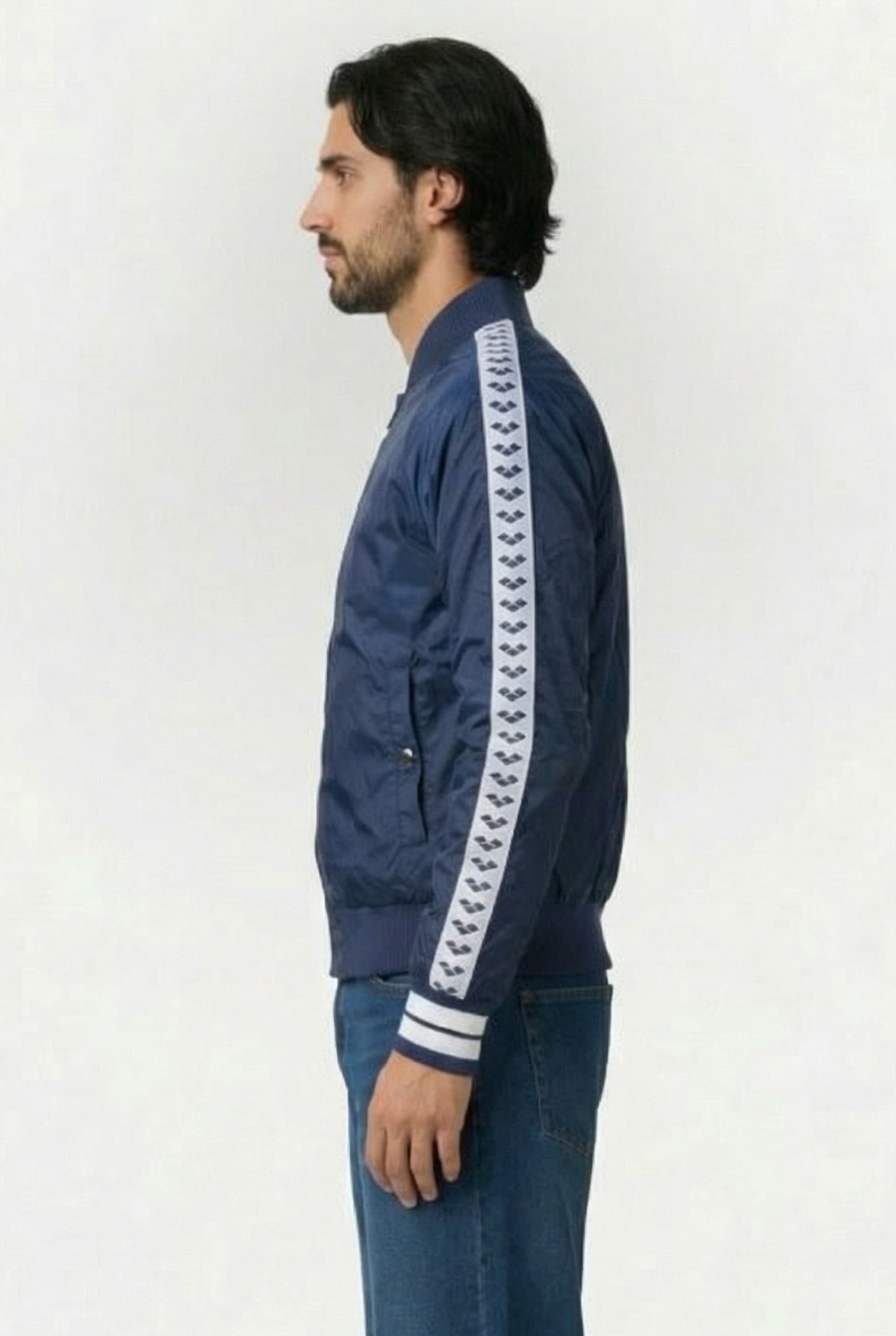 UNISEX BOMBER TEAM DIAMONDS WHITE RED NAVY 6