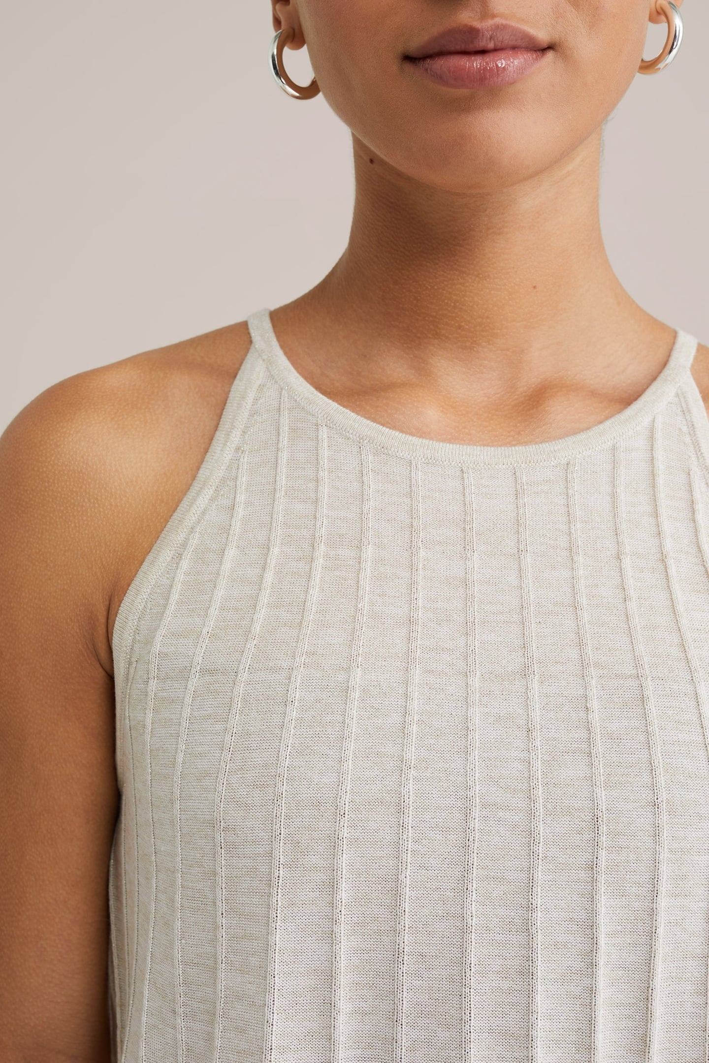 KNITTED PULLOVER BEIGE 5