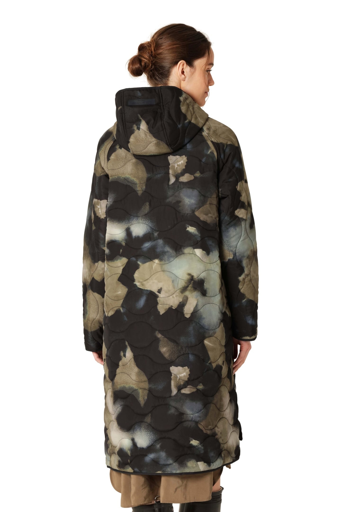 RAIN&OUTERWEAR QUILTED08P MOSS PRINT 4