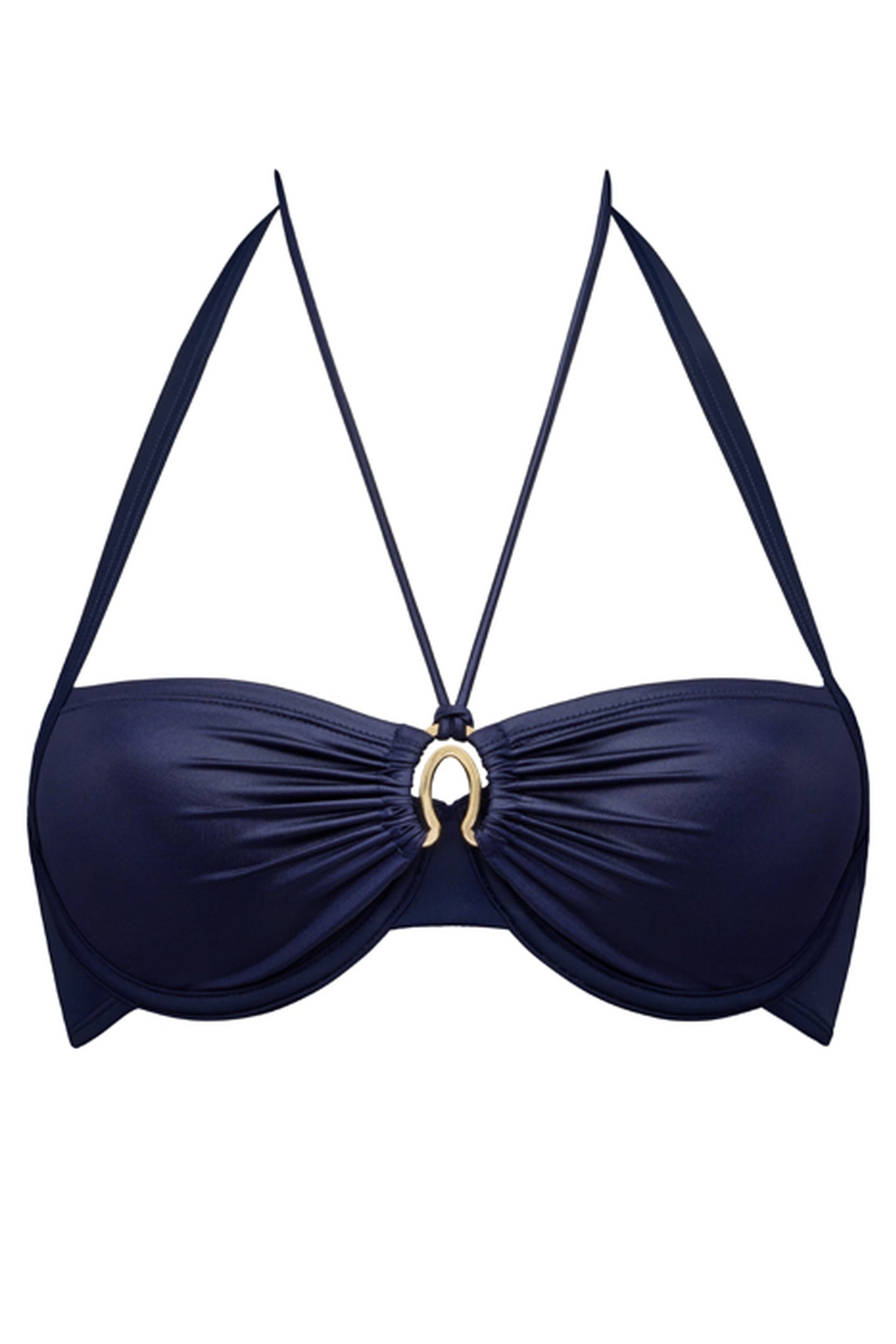 JET SET MAJESTIC BLUE PLUNGE BALCONY BIKINI TOP 3