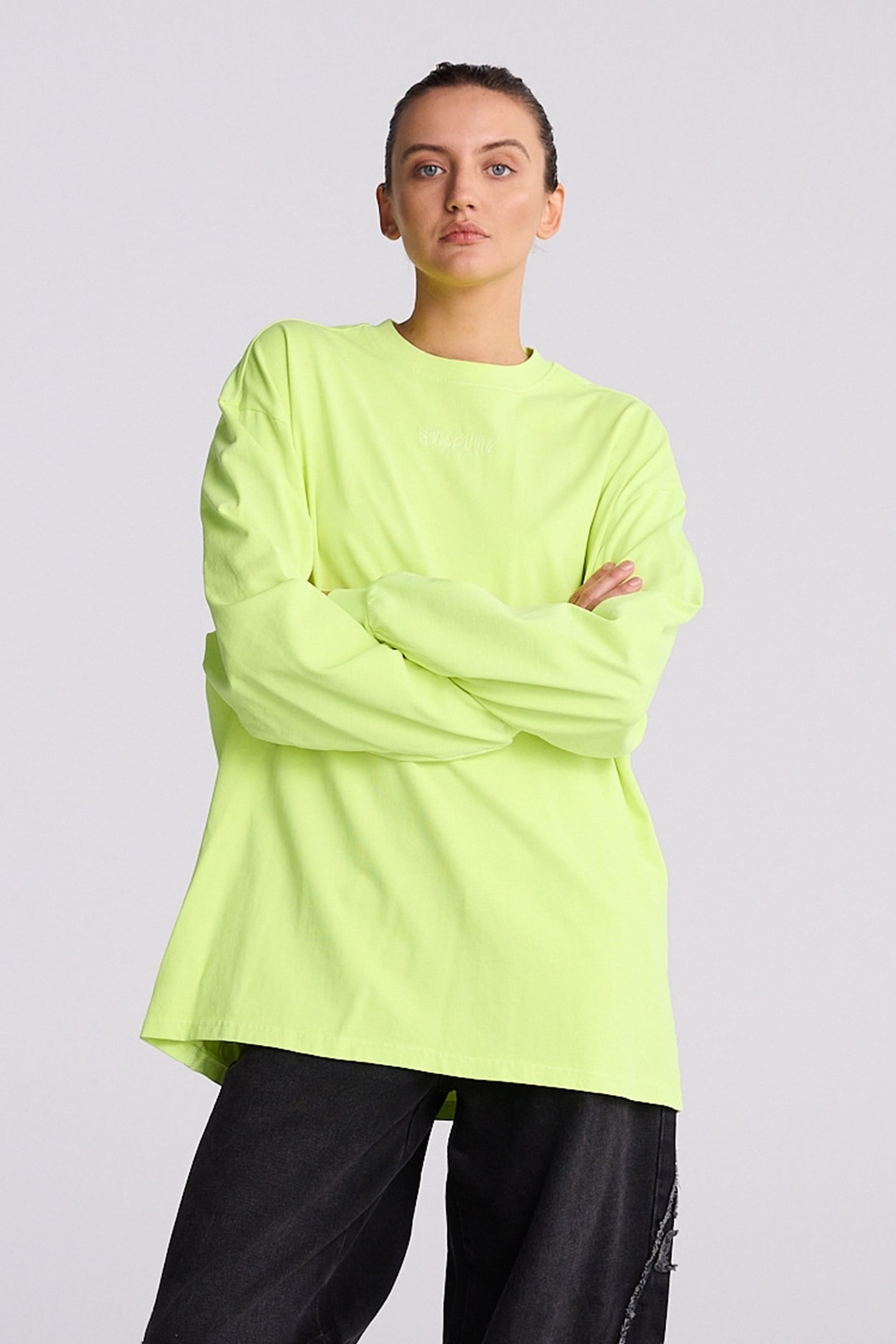 BASIC SKATE LONGSLEEVE YELLOW 1