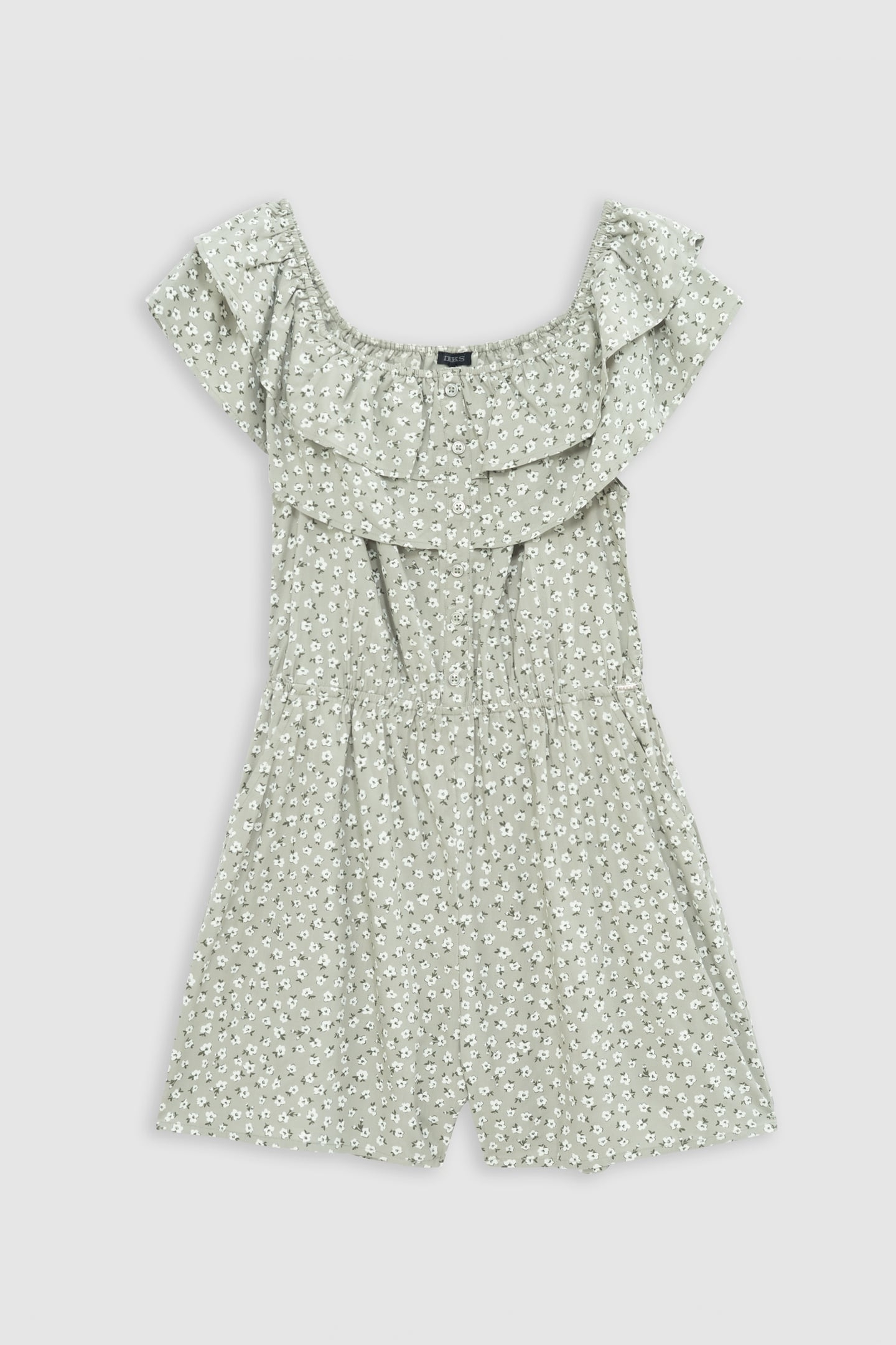 SUMMER GREEN FLORAL PRINT JUMPSUIT 1