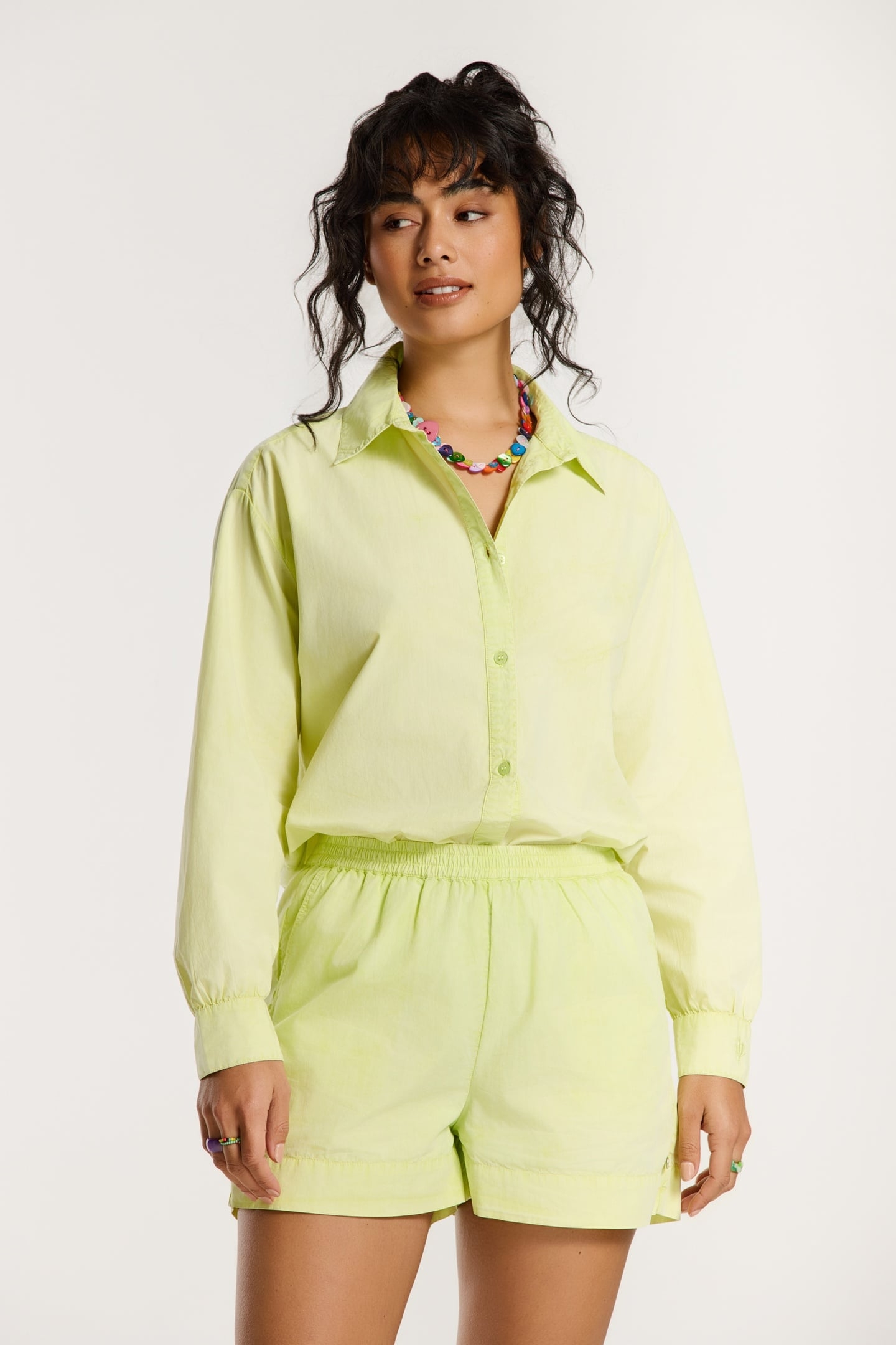EVIE BLOUSE GREEN LIGHT LIME 5